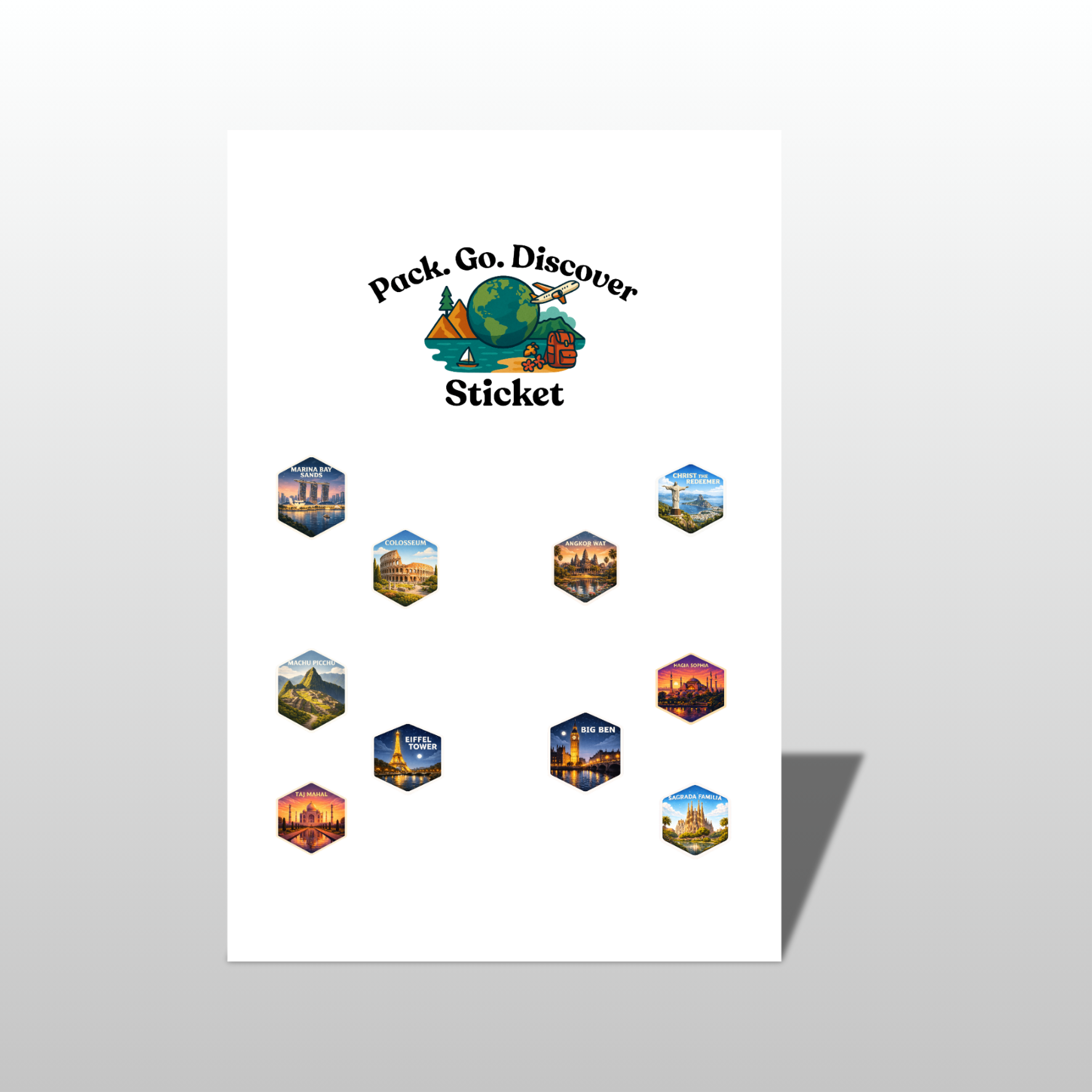 Landmark Edition full Sticker Set