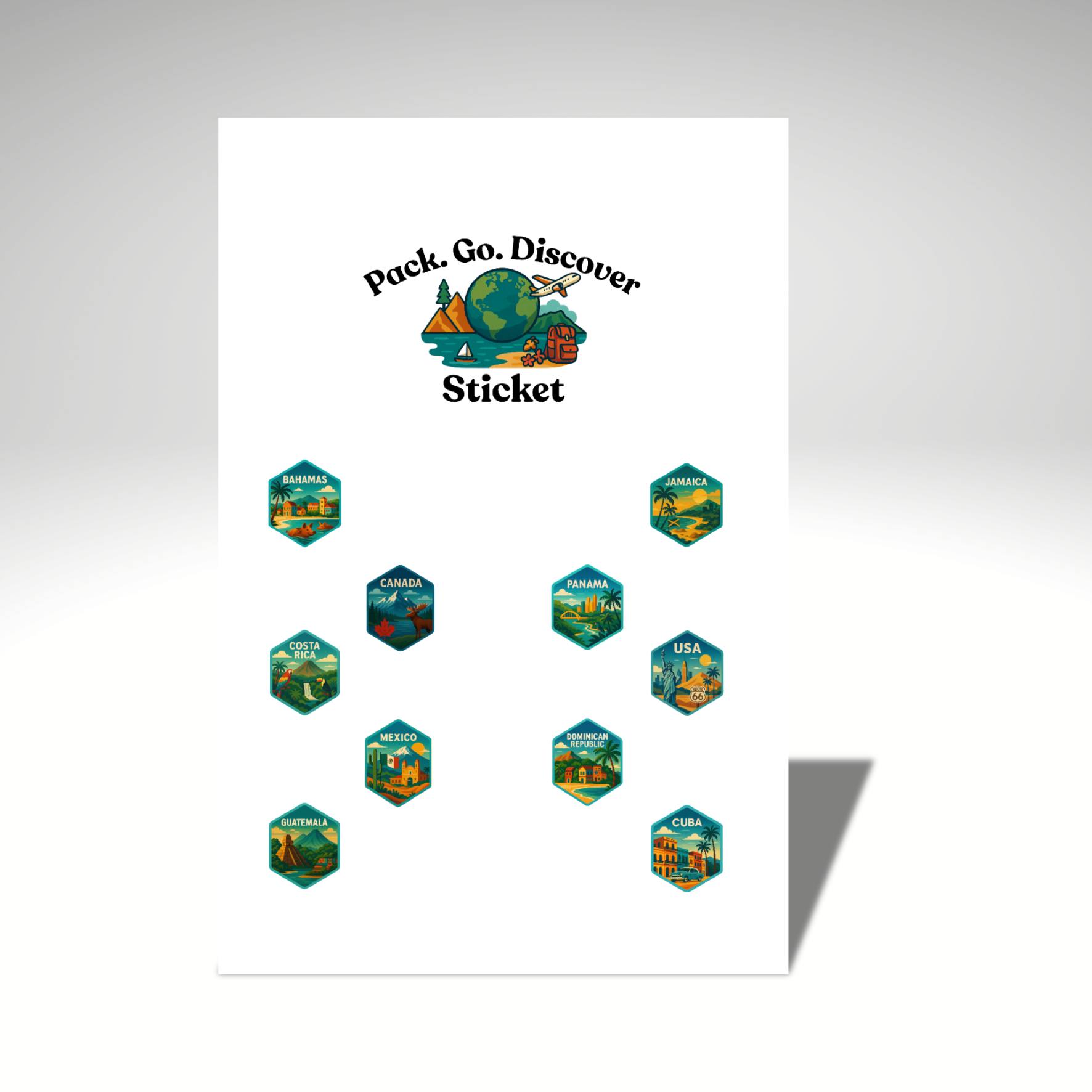 Country Edition Full Stiker Set