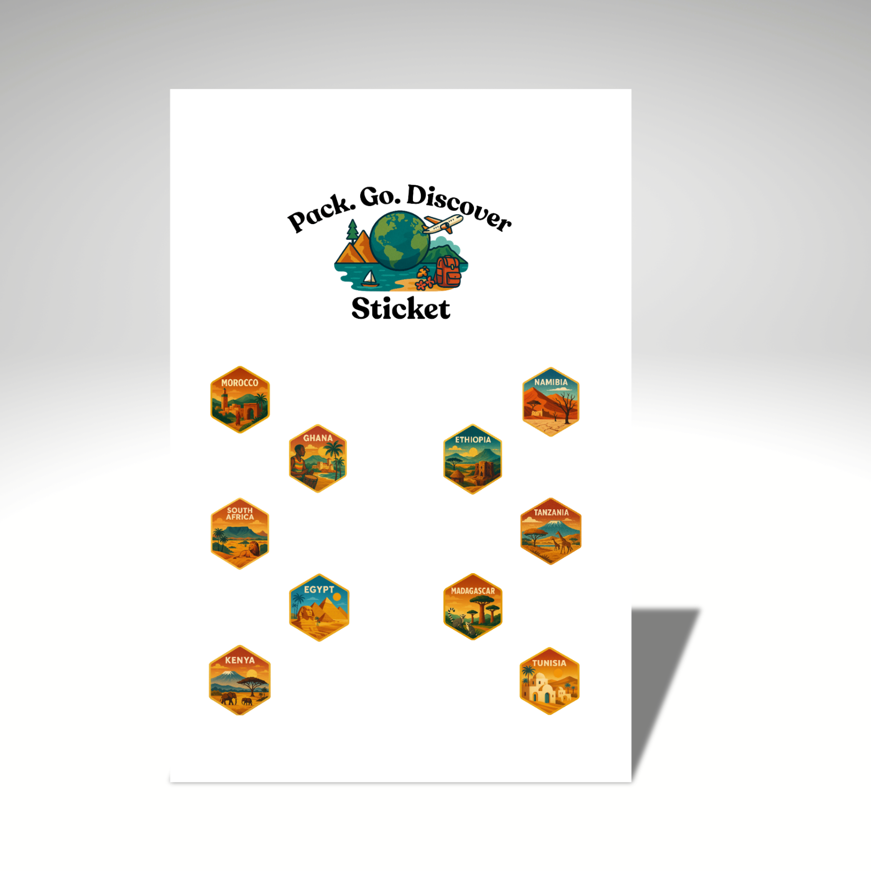 Country Edition Full Stiker Set