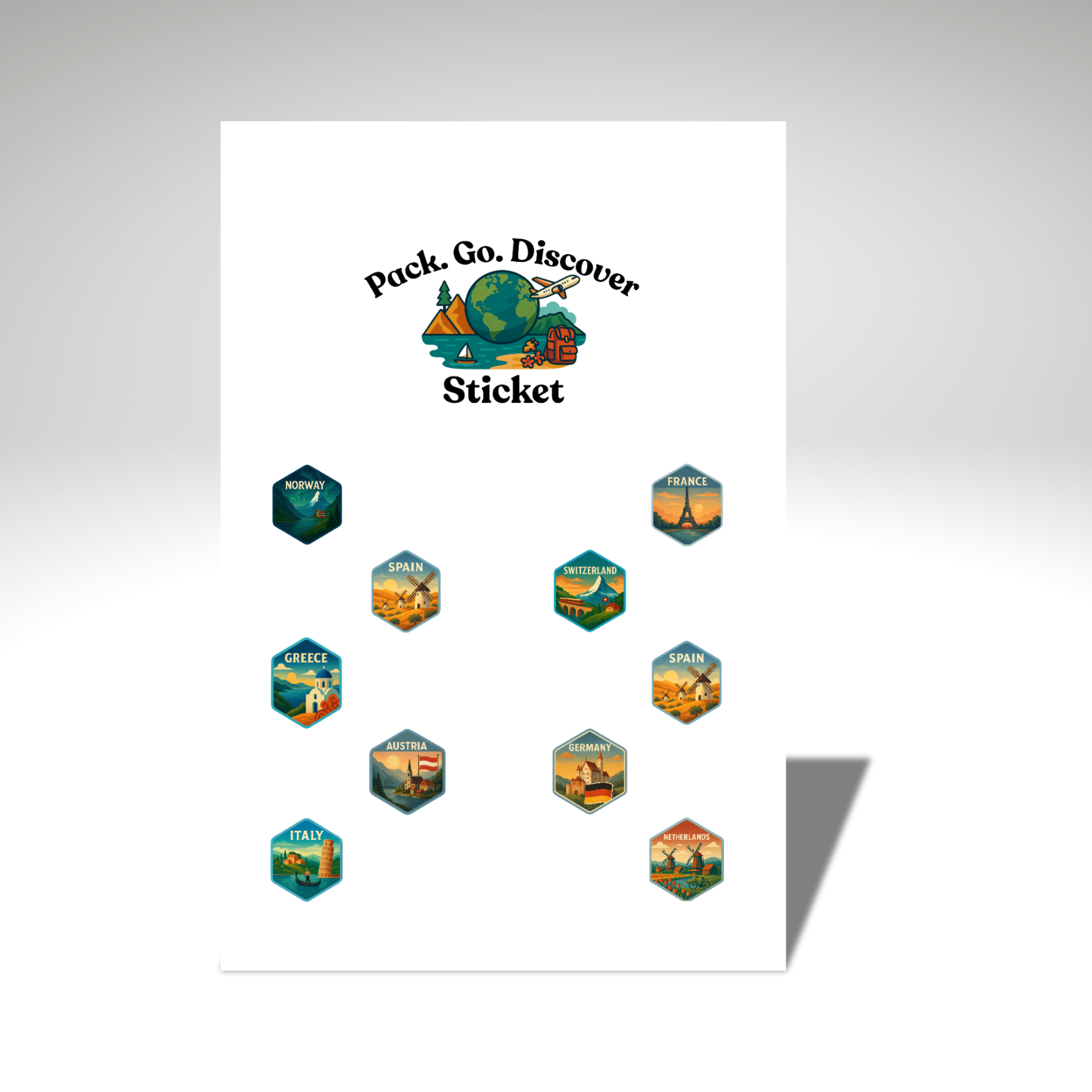 Country Edition Full Stiker Set