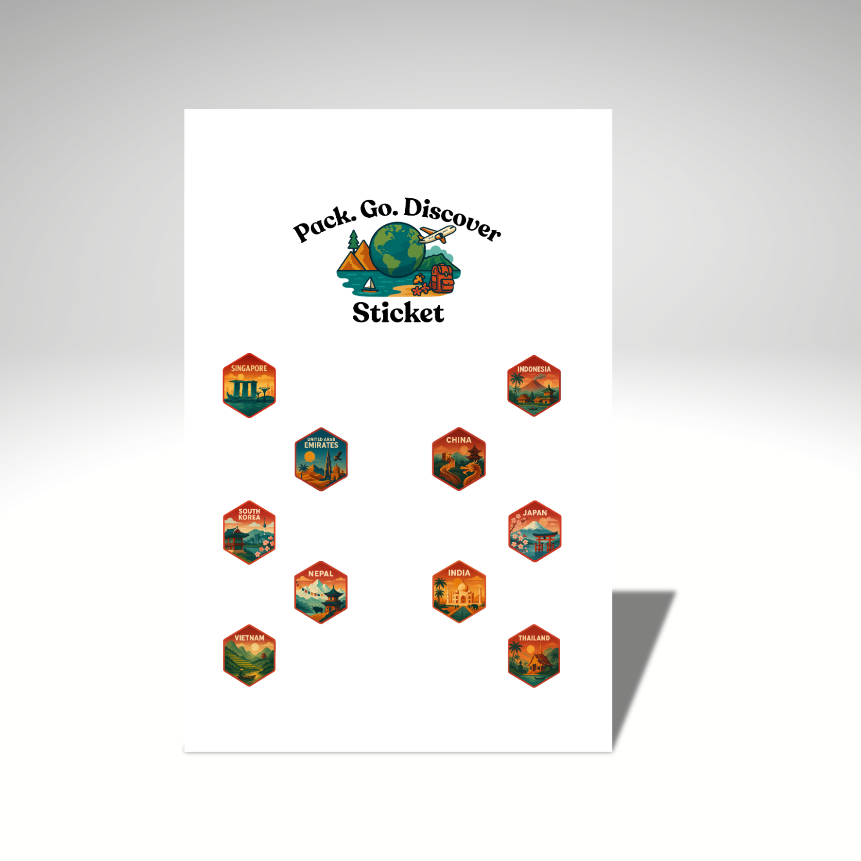 Country Edition Full Stiker Set