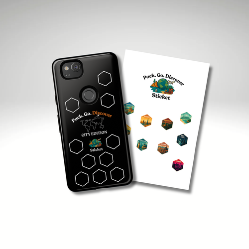 City Edition Phone Case for Google Phones + Sticker