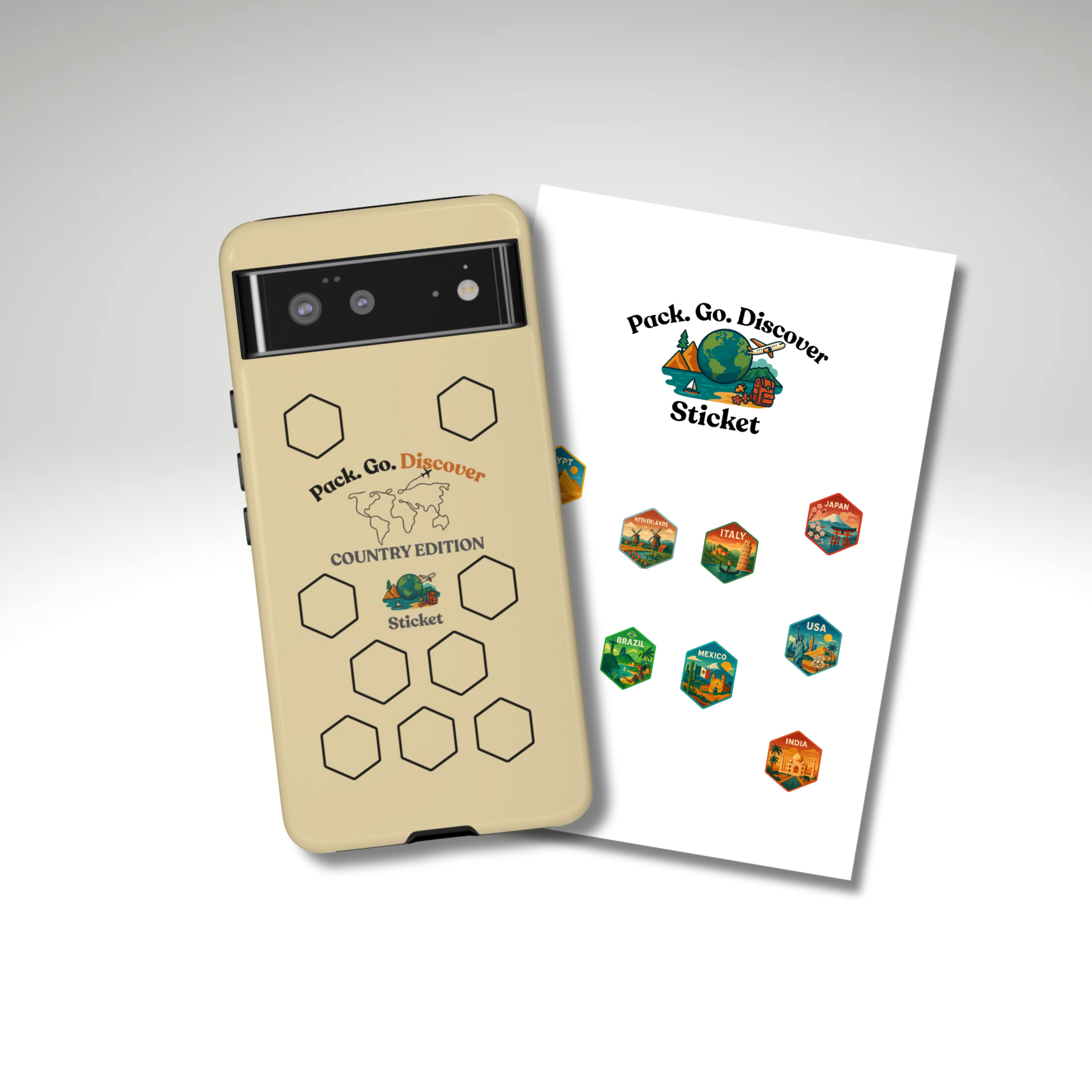 Country Edition Google Phone Case + Sticker