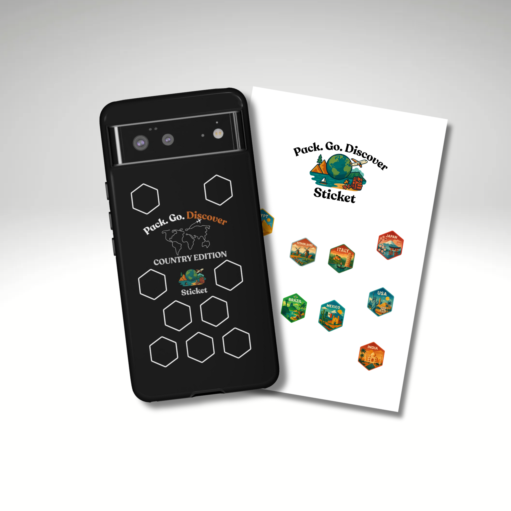 Country Edition Google Phone Case + Sticker