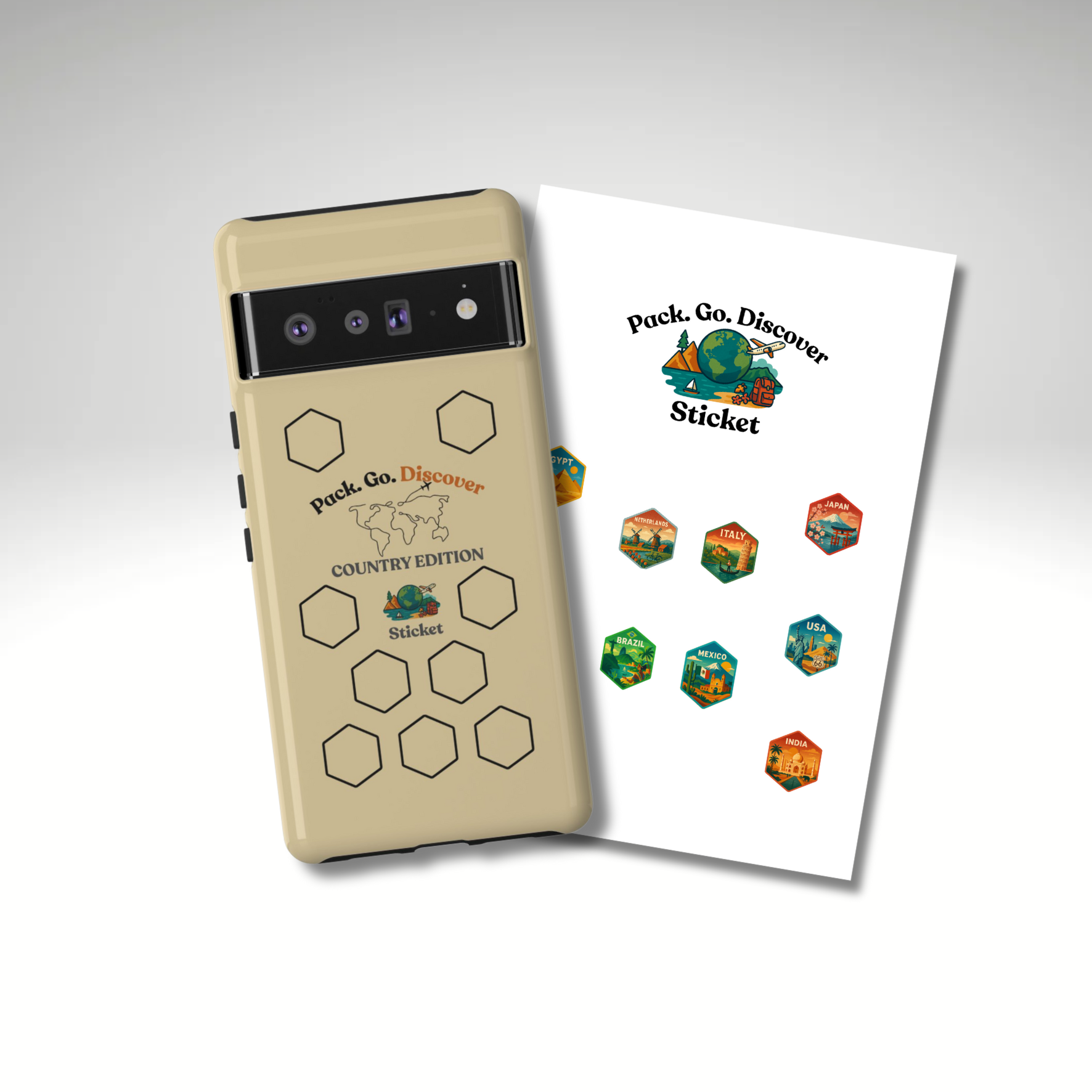 Country Edition Google Phone Case + Sticker