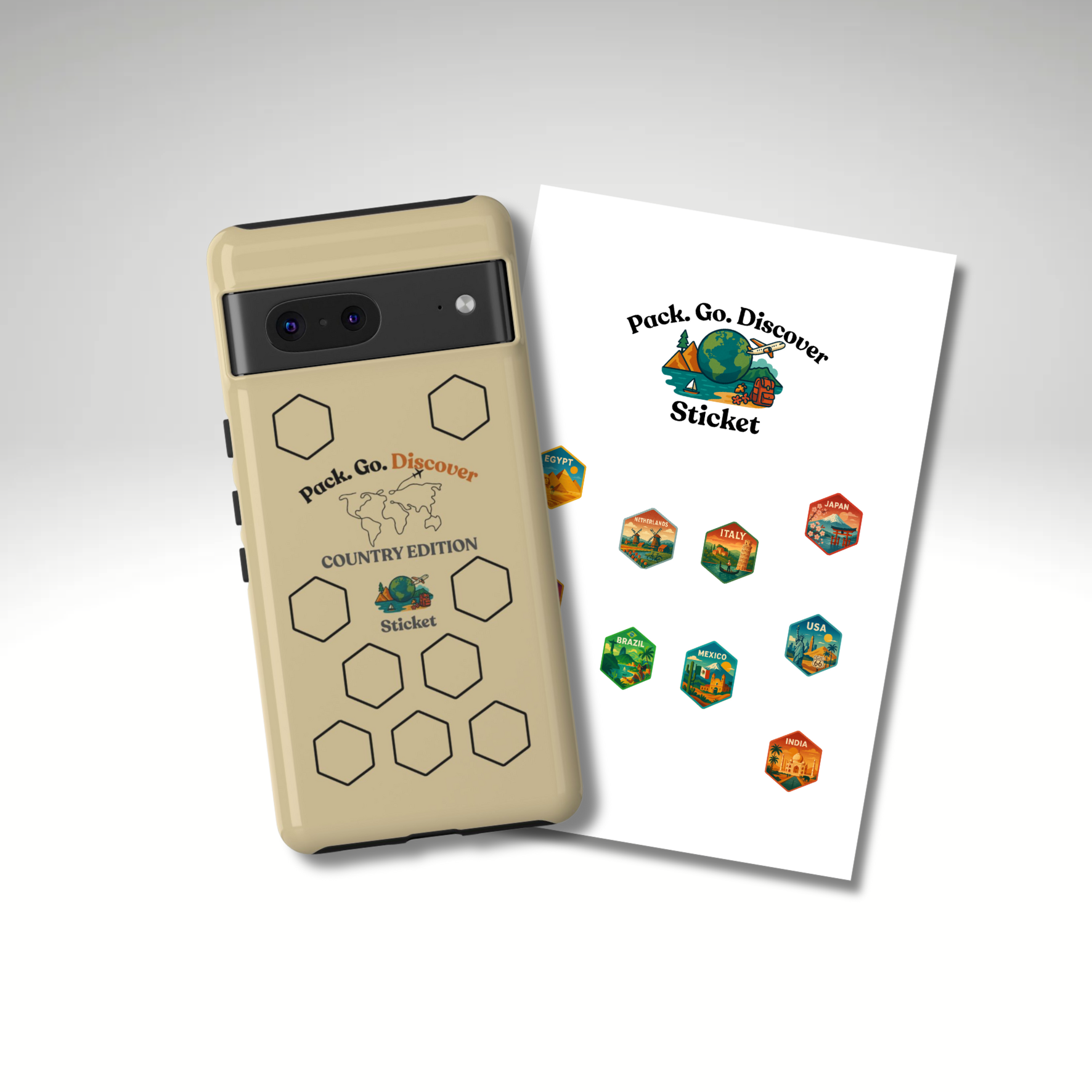 Country Edition Google Phone Case + Sticker