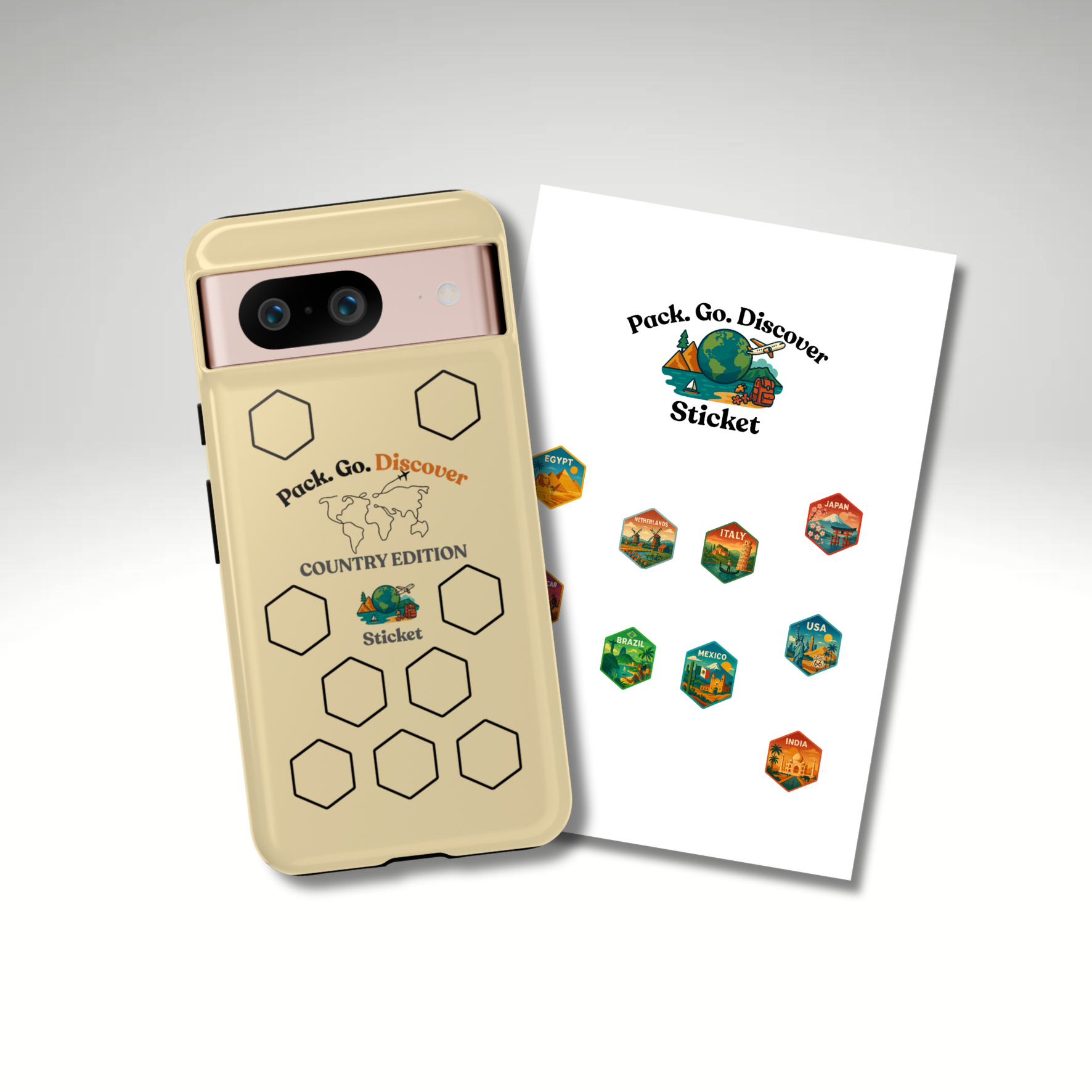 Country Edition Google Phone Case + Sticker