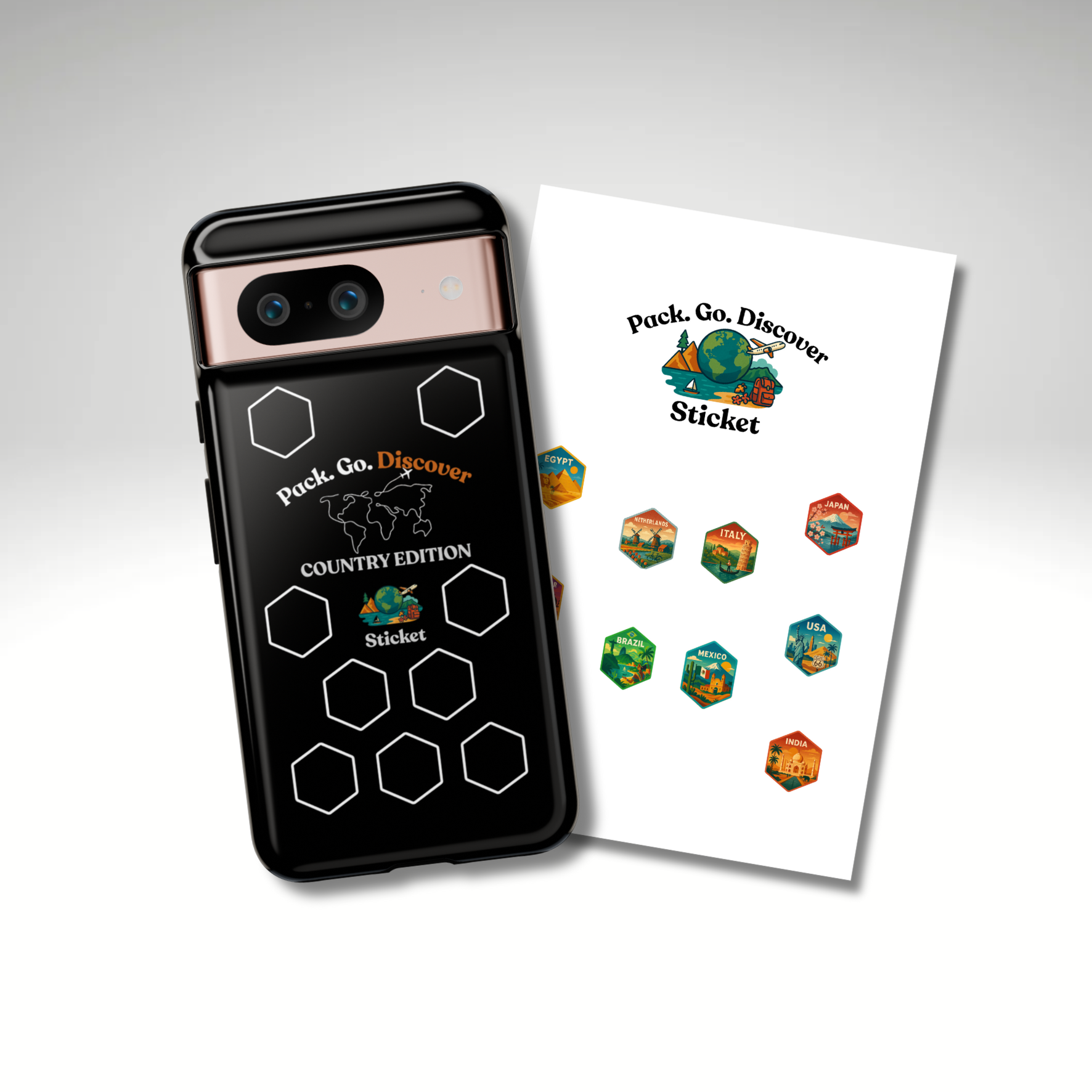 Country Edition Google Phone Case + Sticker