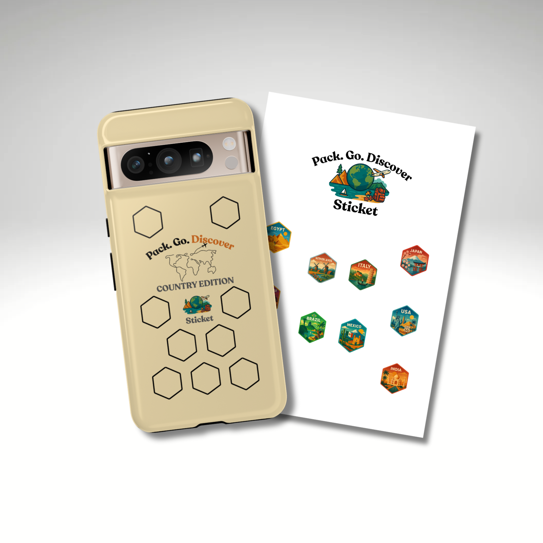 Country Edition Google Phone Case + Sticker