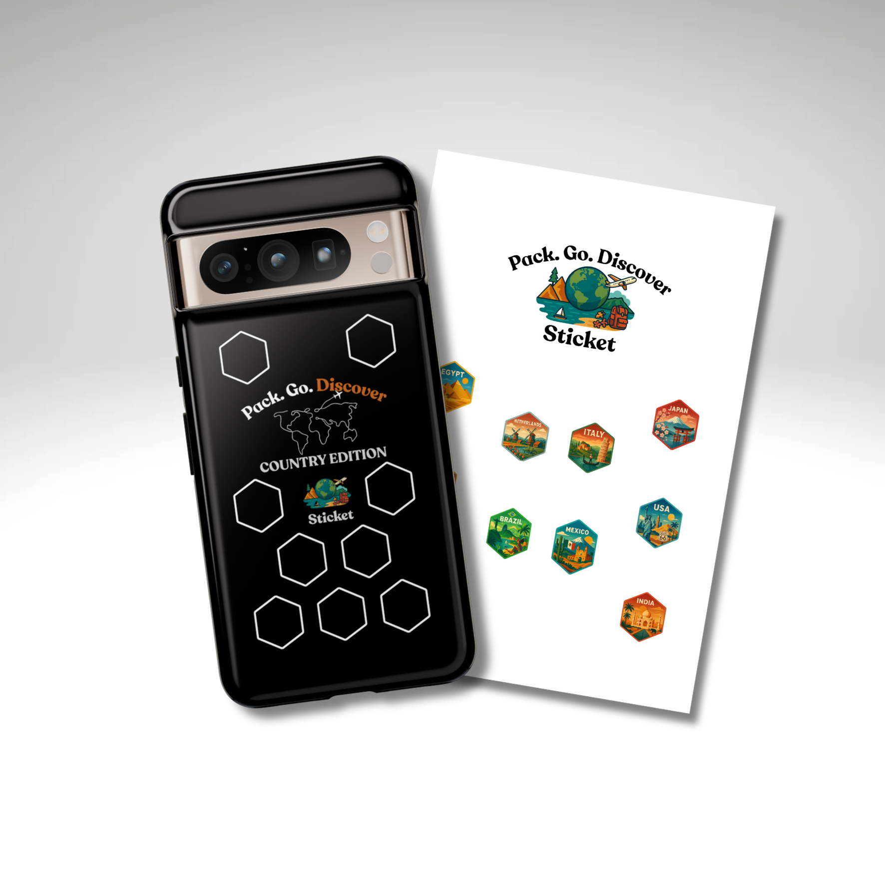 Country Edition Google Phone Case + Sticker