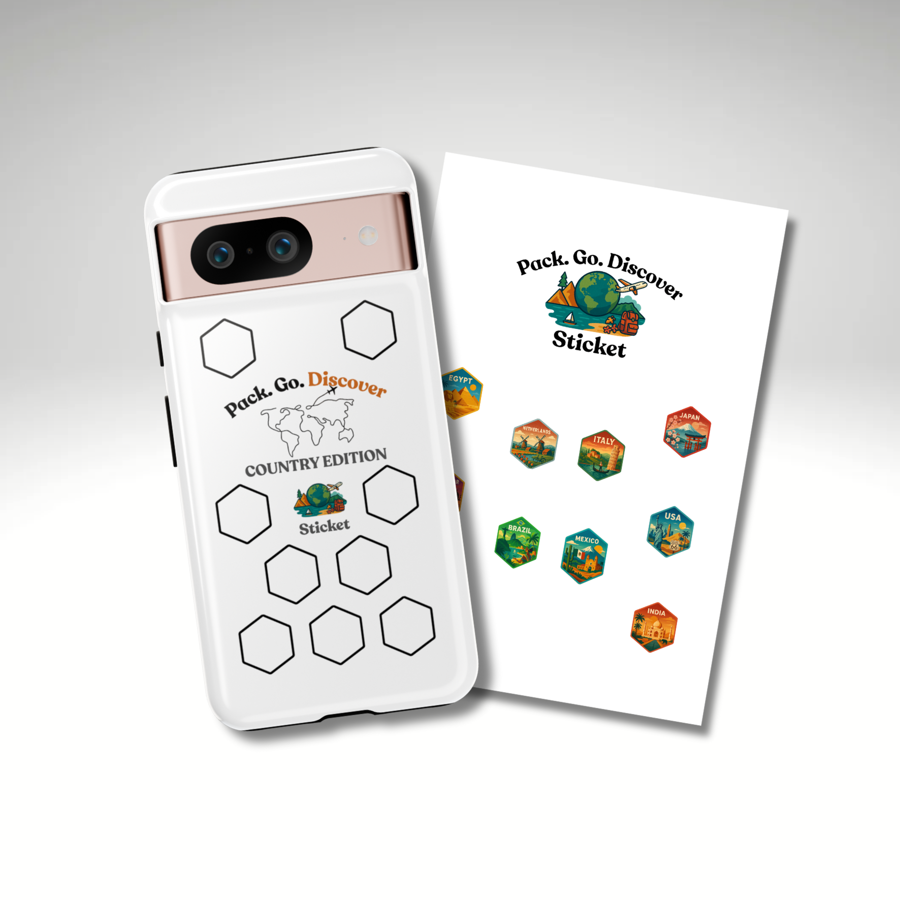 Country Edition Google Phone Case + Sticker