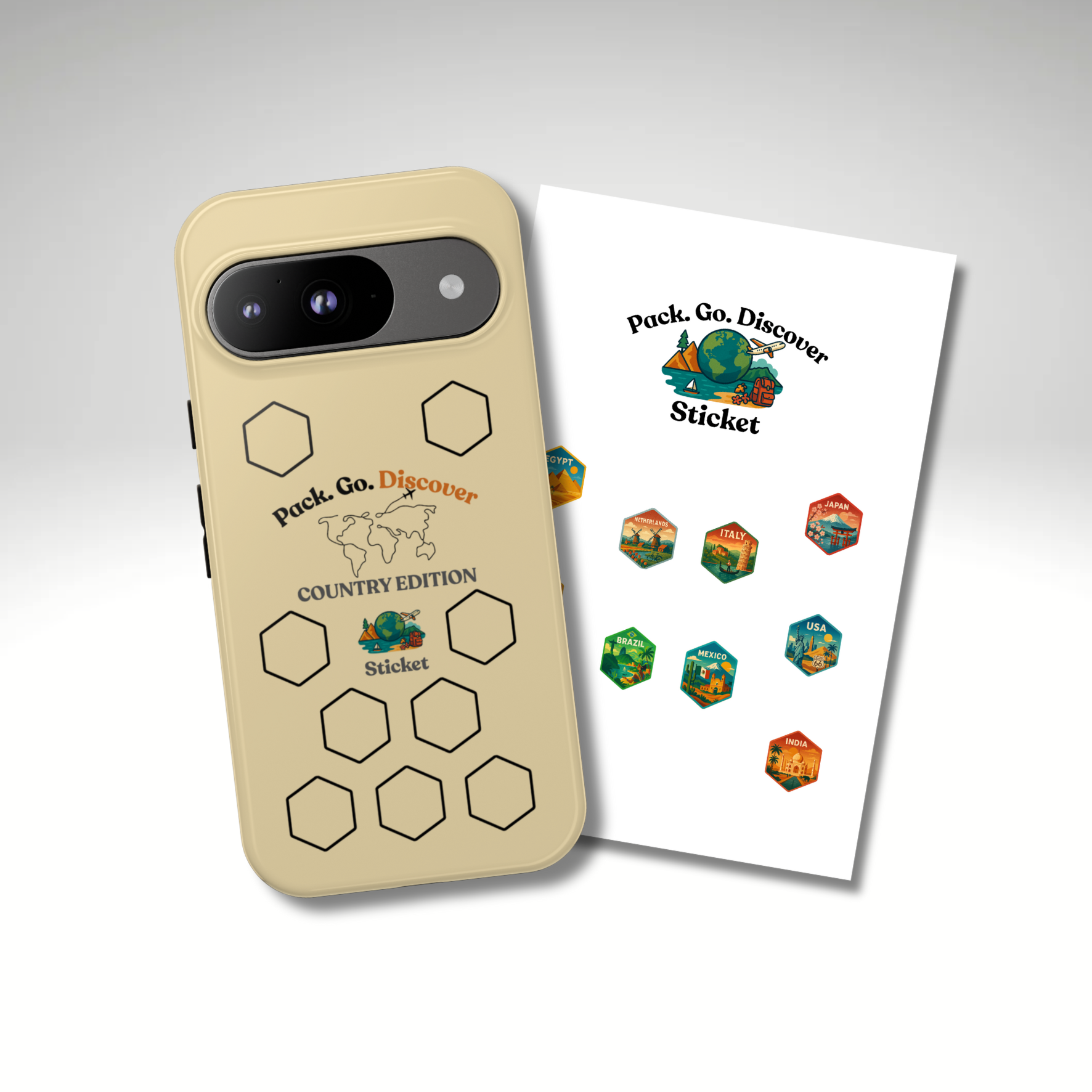 Country Edition Google Phone Case + Sticker