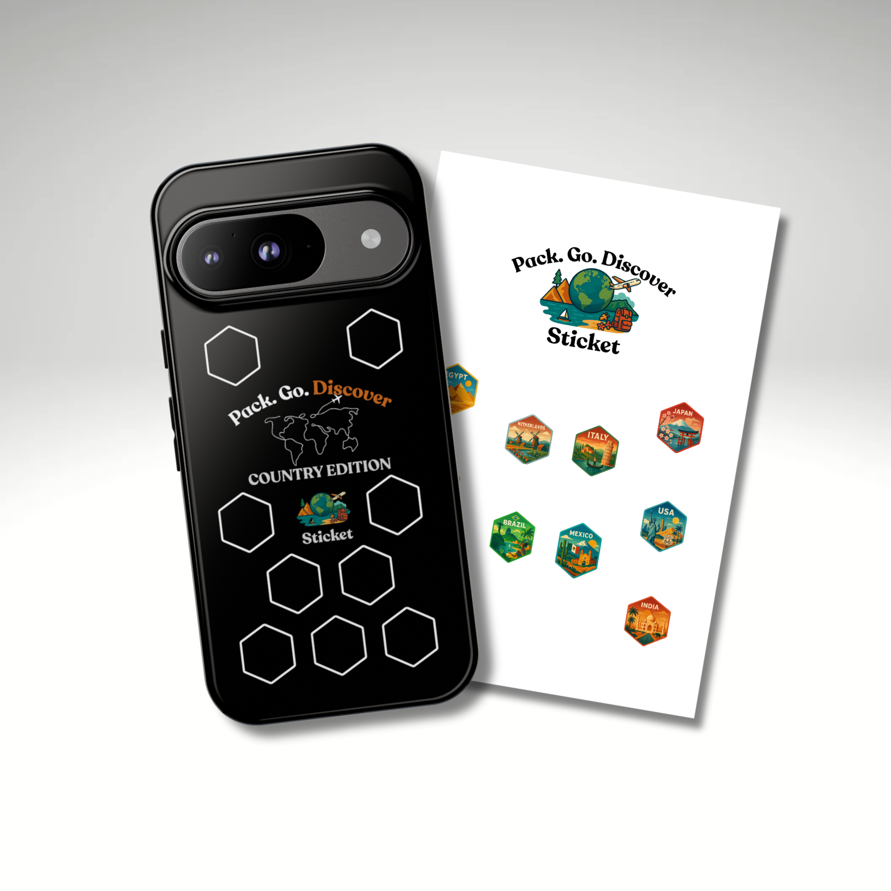 Country Edition Google Phone Case + Sticker