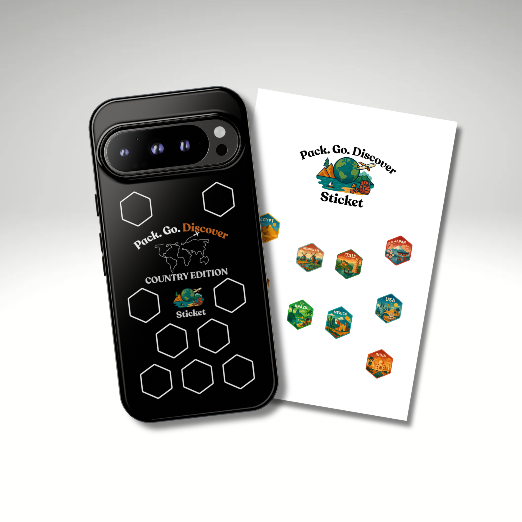 Country Edition Google Phone Case + Sticker