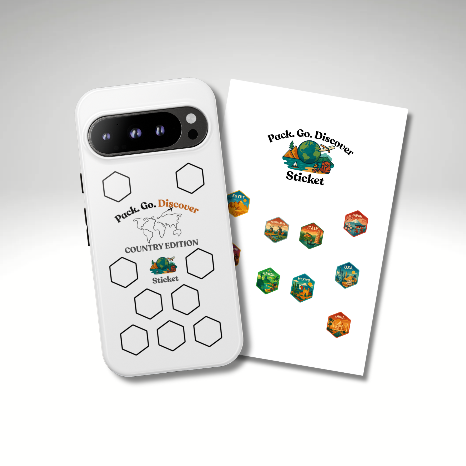 Country Edition Google Phone Case + Sticker