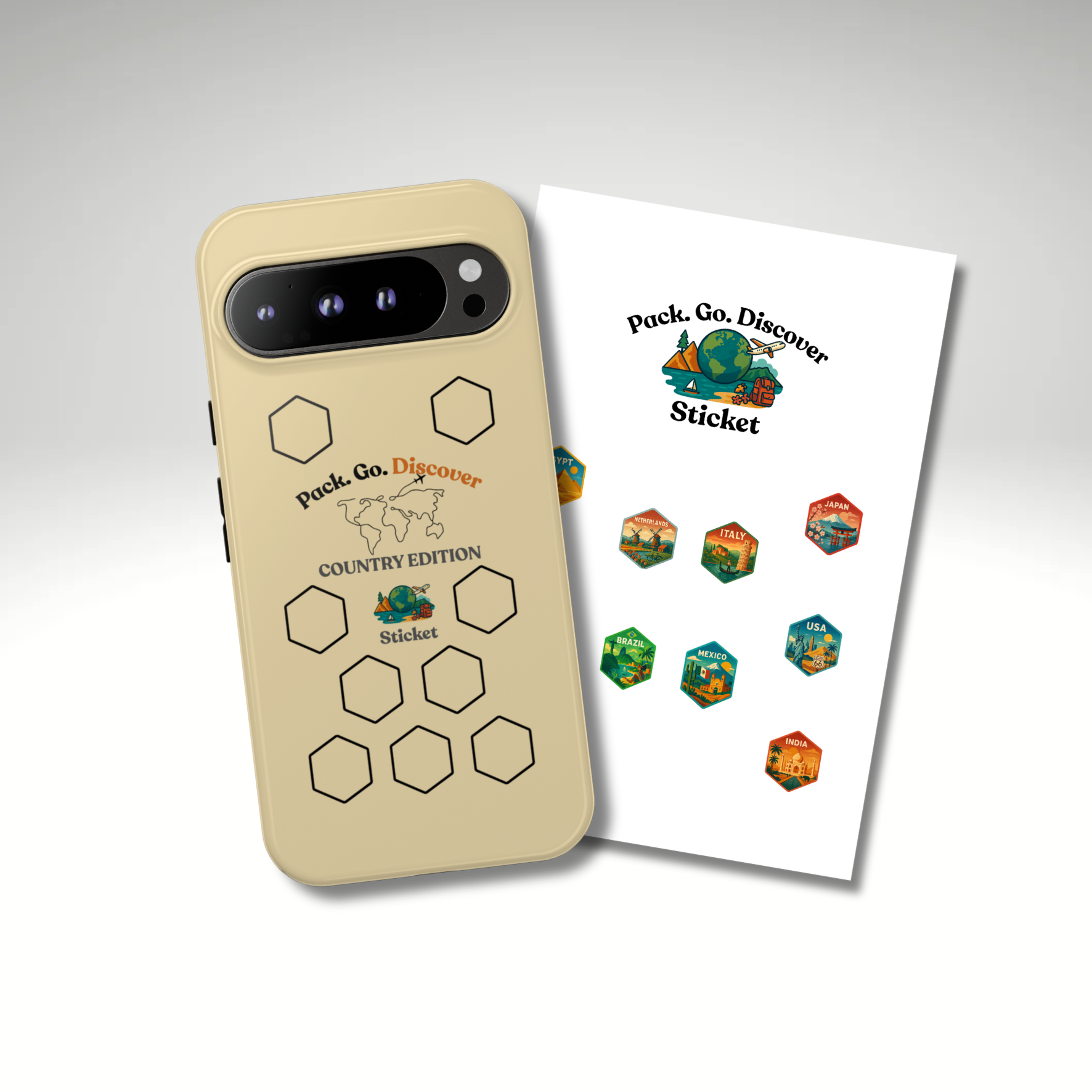 Country Edition Google Phone Case + Sticker