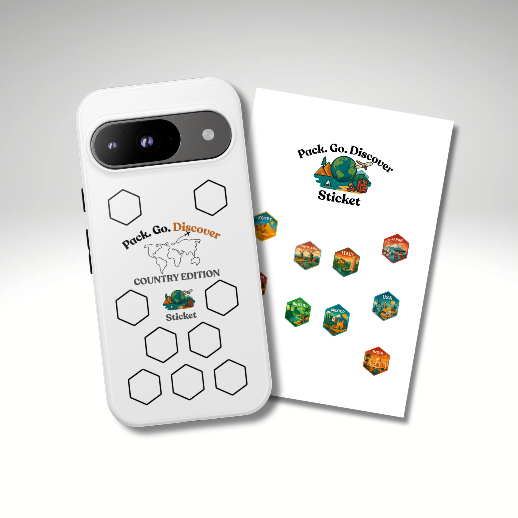 Country Edition Google Phone Case + Sticker