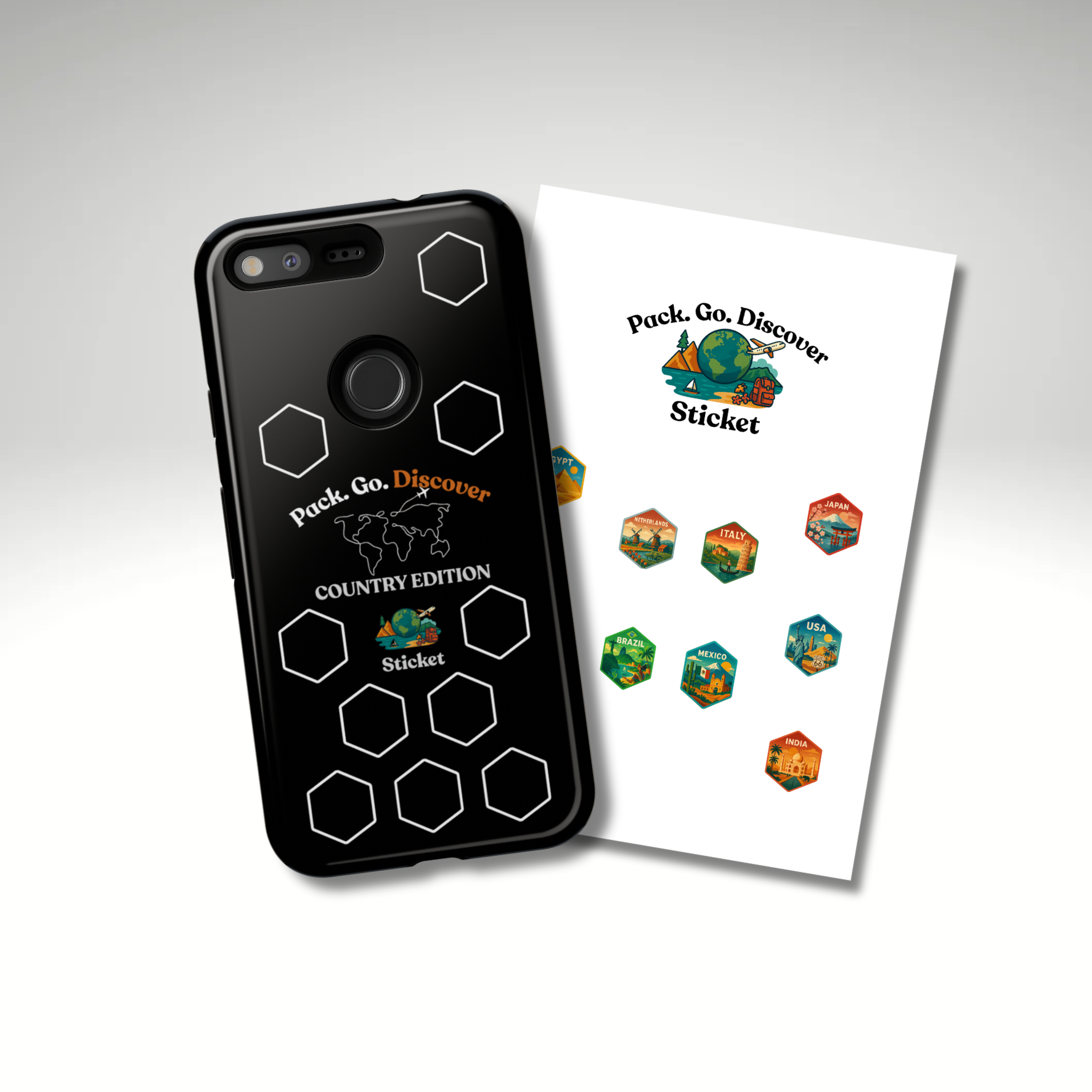 Country Edition Google Phone Case + Sticker