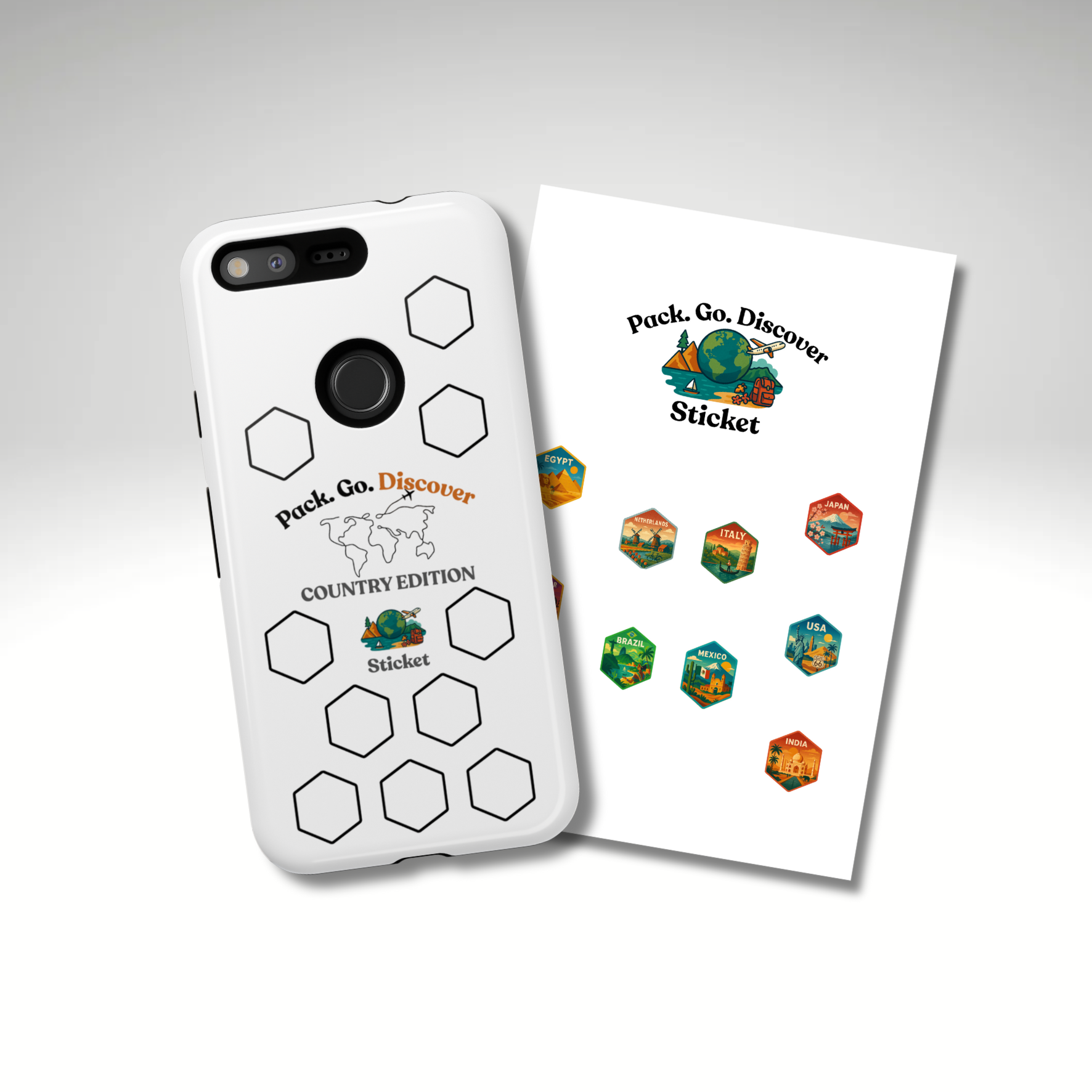 Country Edition Google Phone Case + Sticker