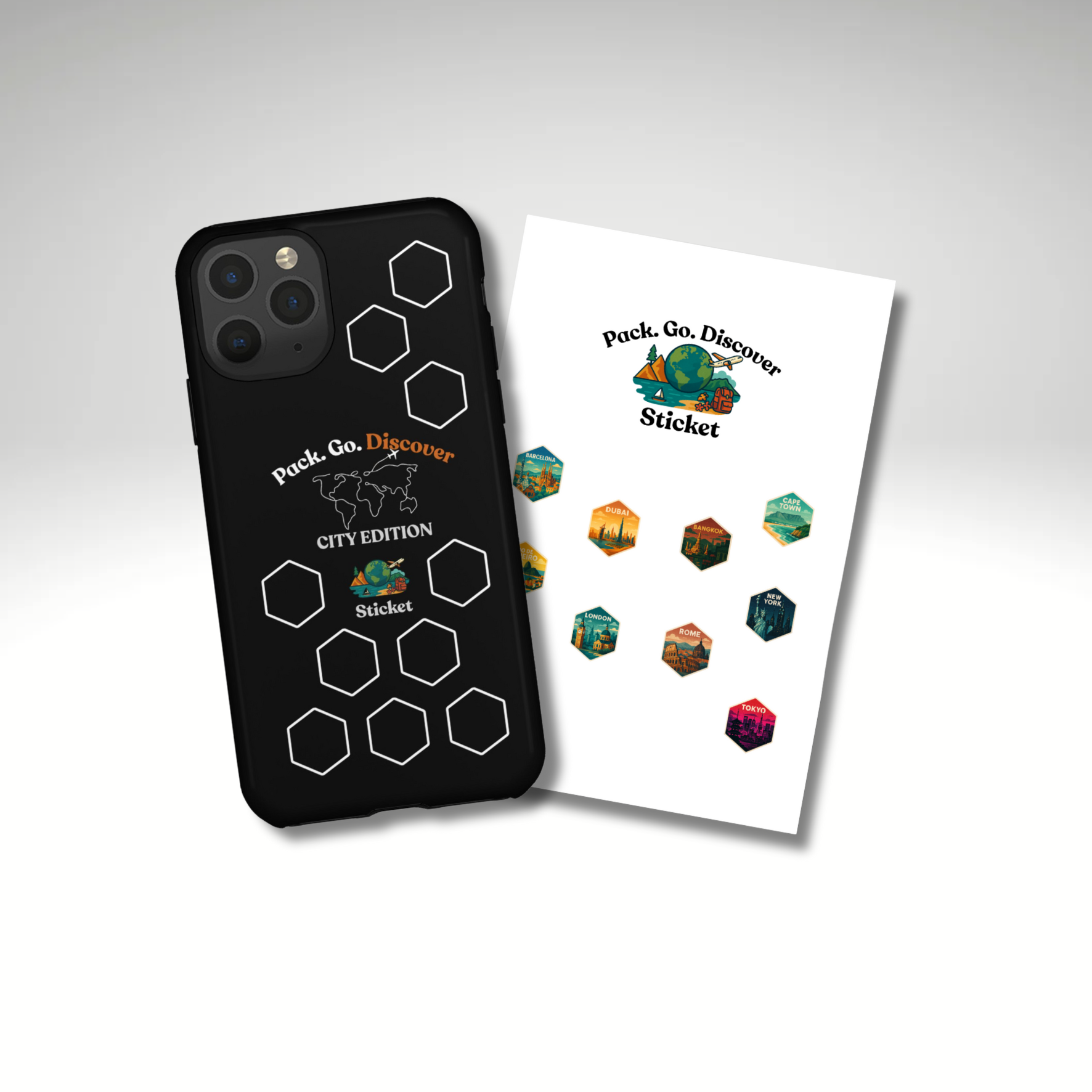 City Edition IPhone Case  + Sticker