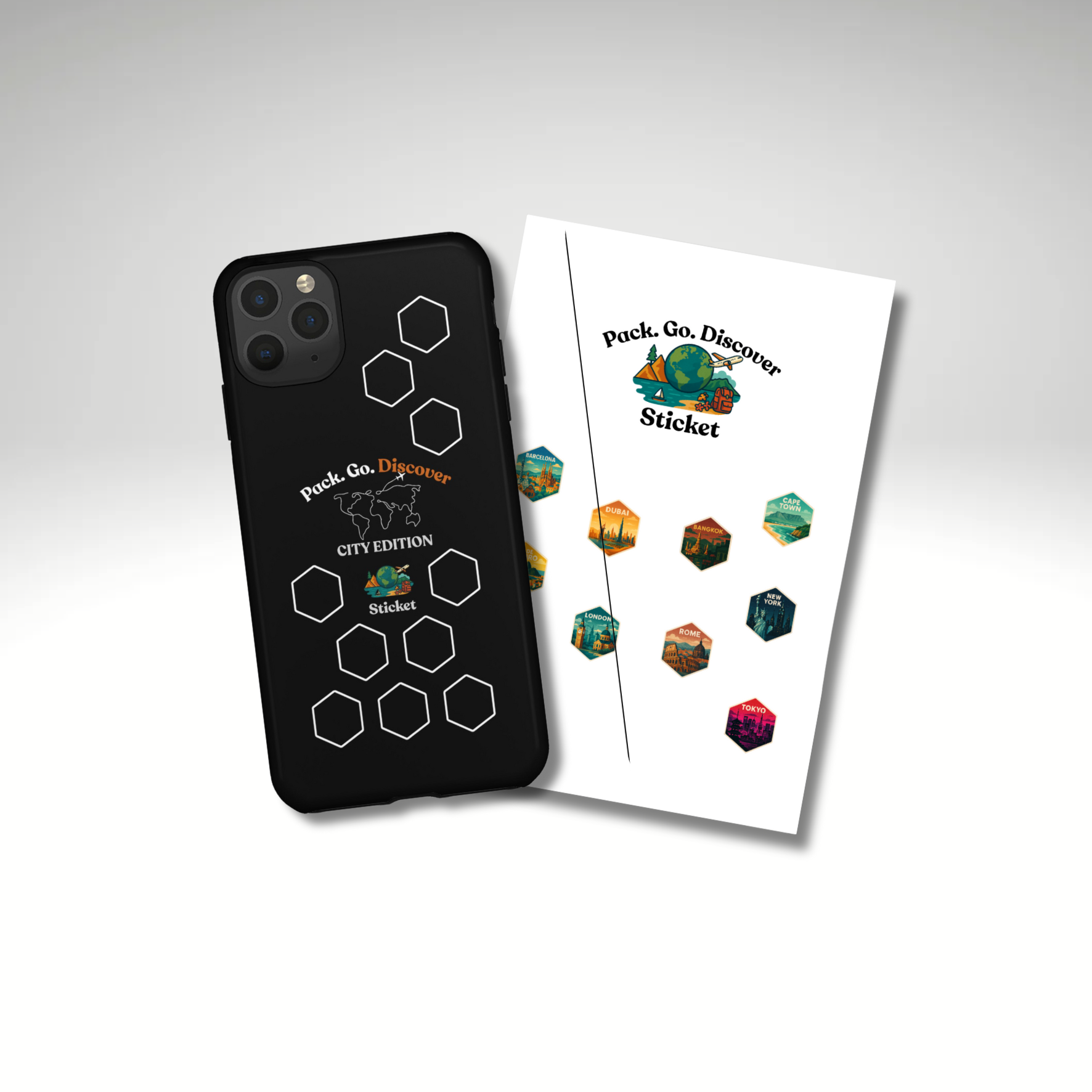 City Edition IPhone Case  + Sticker