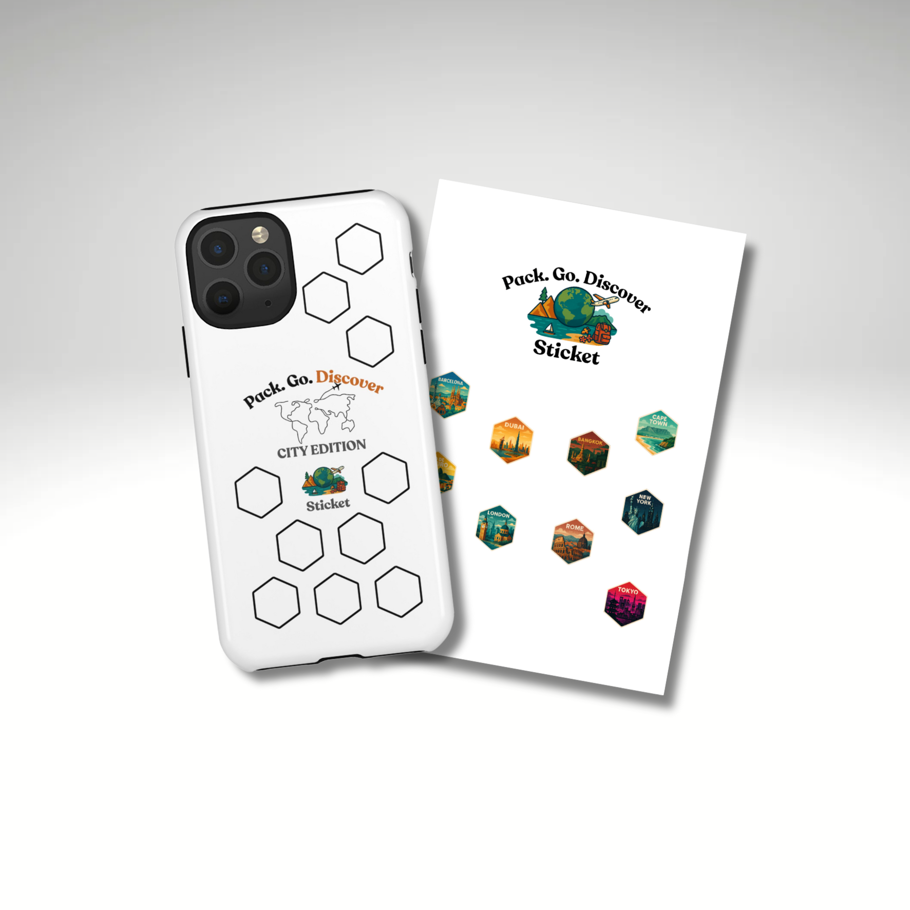 City Edition IPhone Case  + Sticker