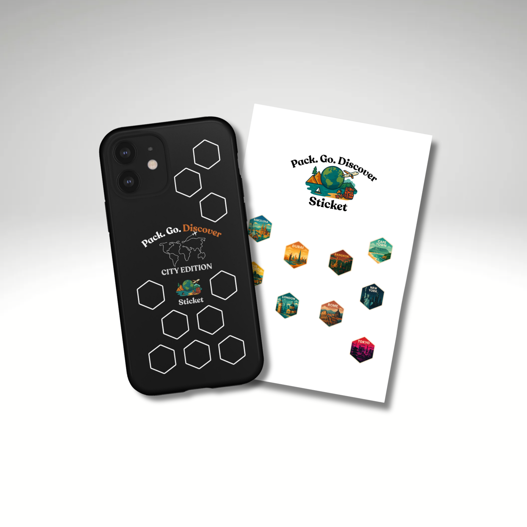 City Edition IPhone Case  + Sticker