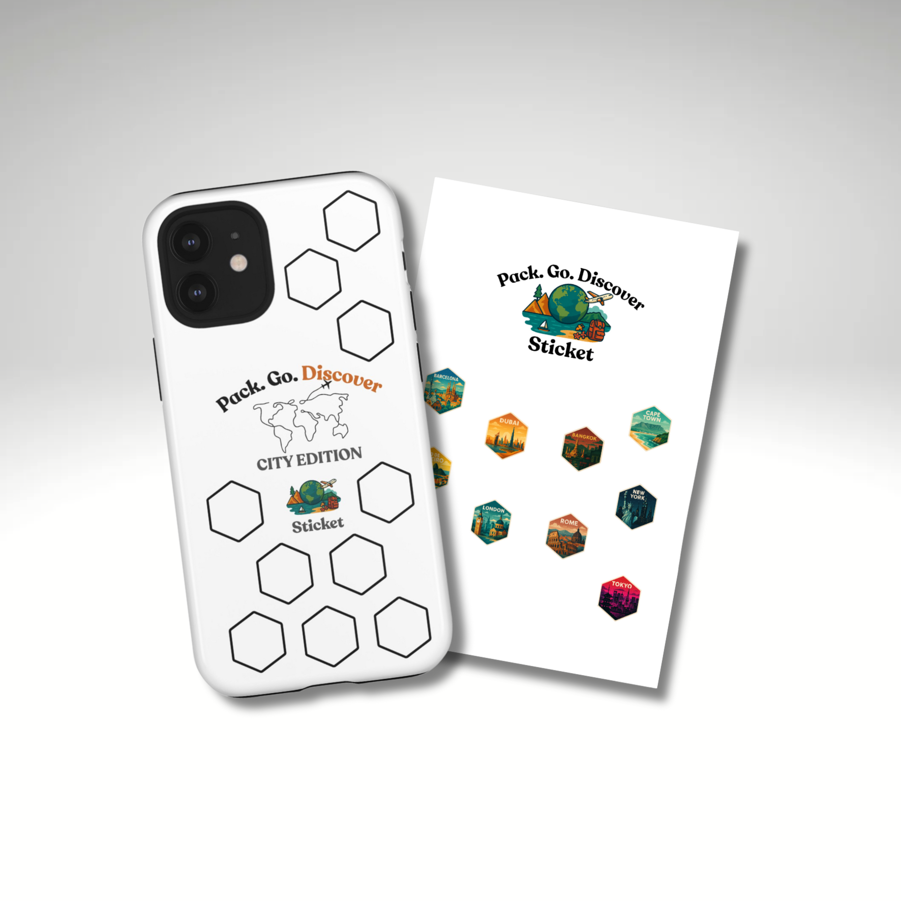 City Edition IPhone Case  + Sticker