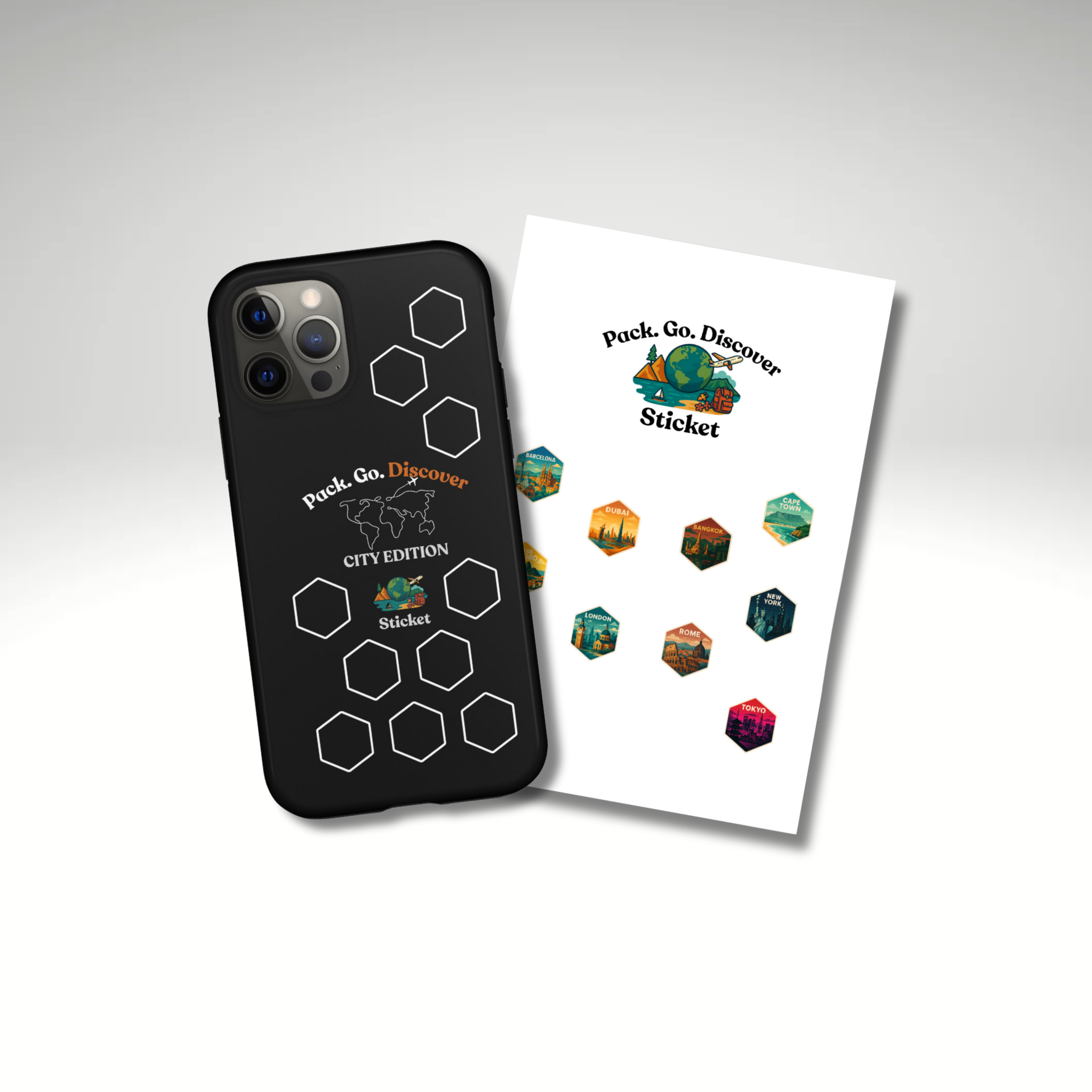 City Edition IPhone Case  + Sticker