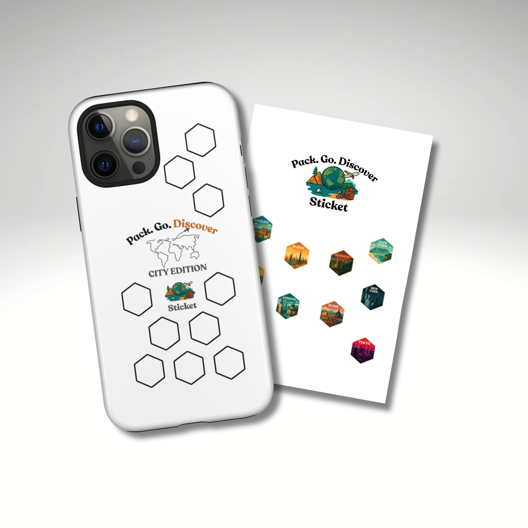 City Edition IPhone Case  + Sticker