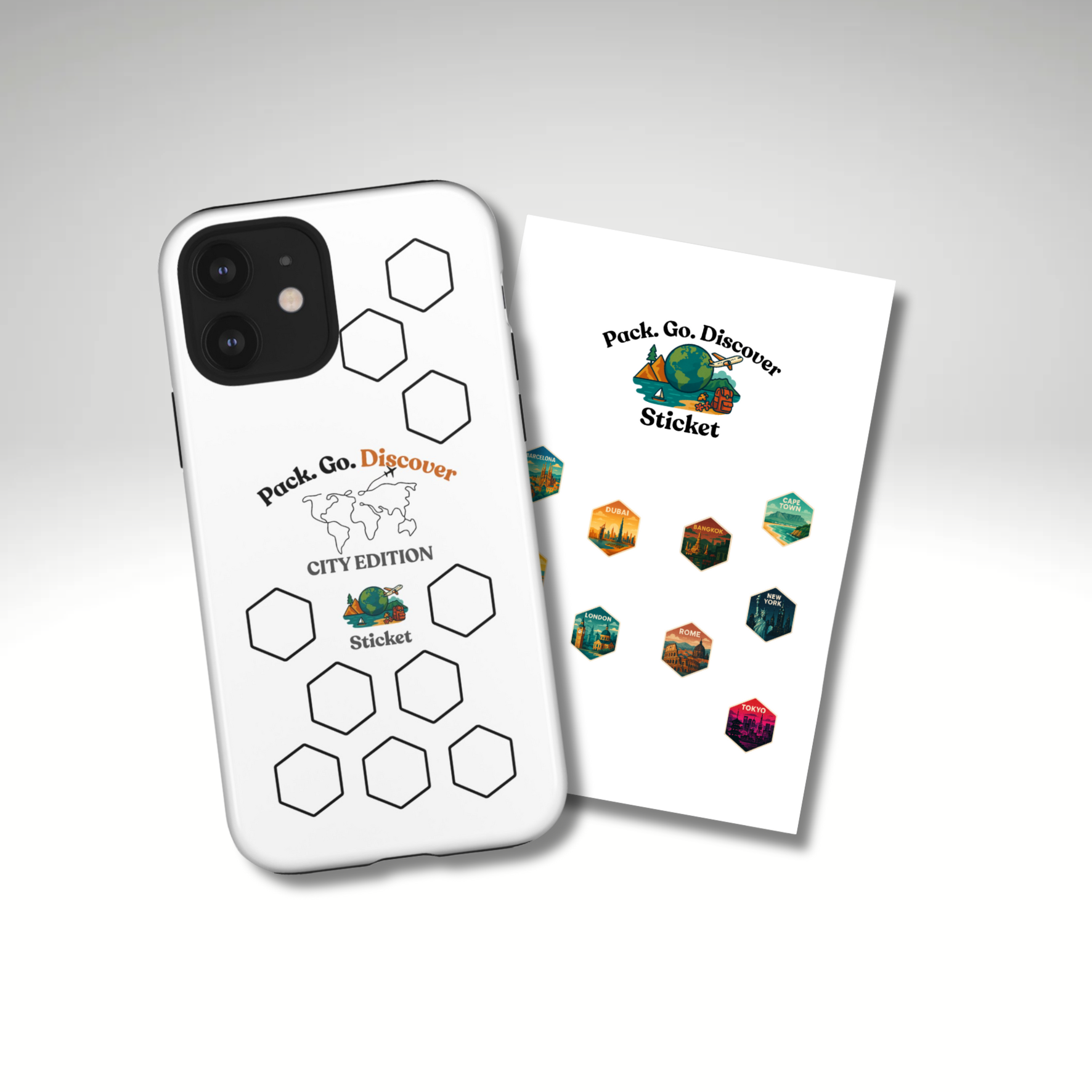 City Edition IPhone Case  + Sticker