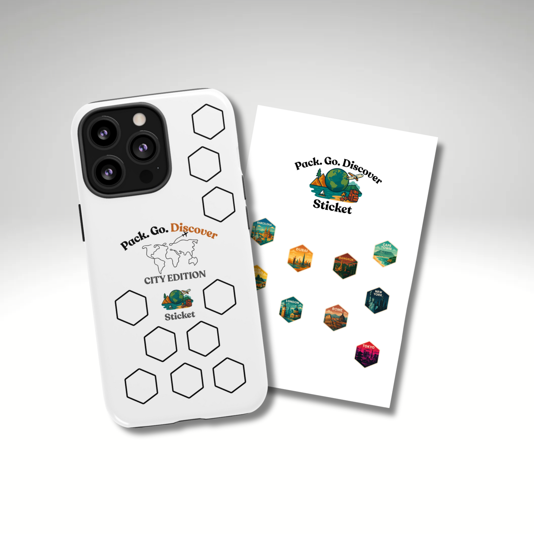 City Edition IPhone Case  + Sticker