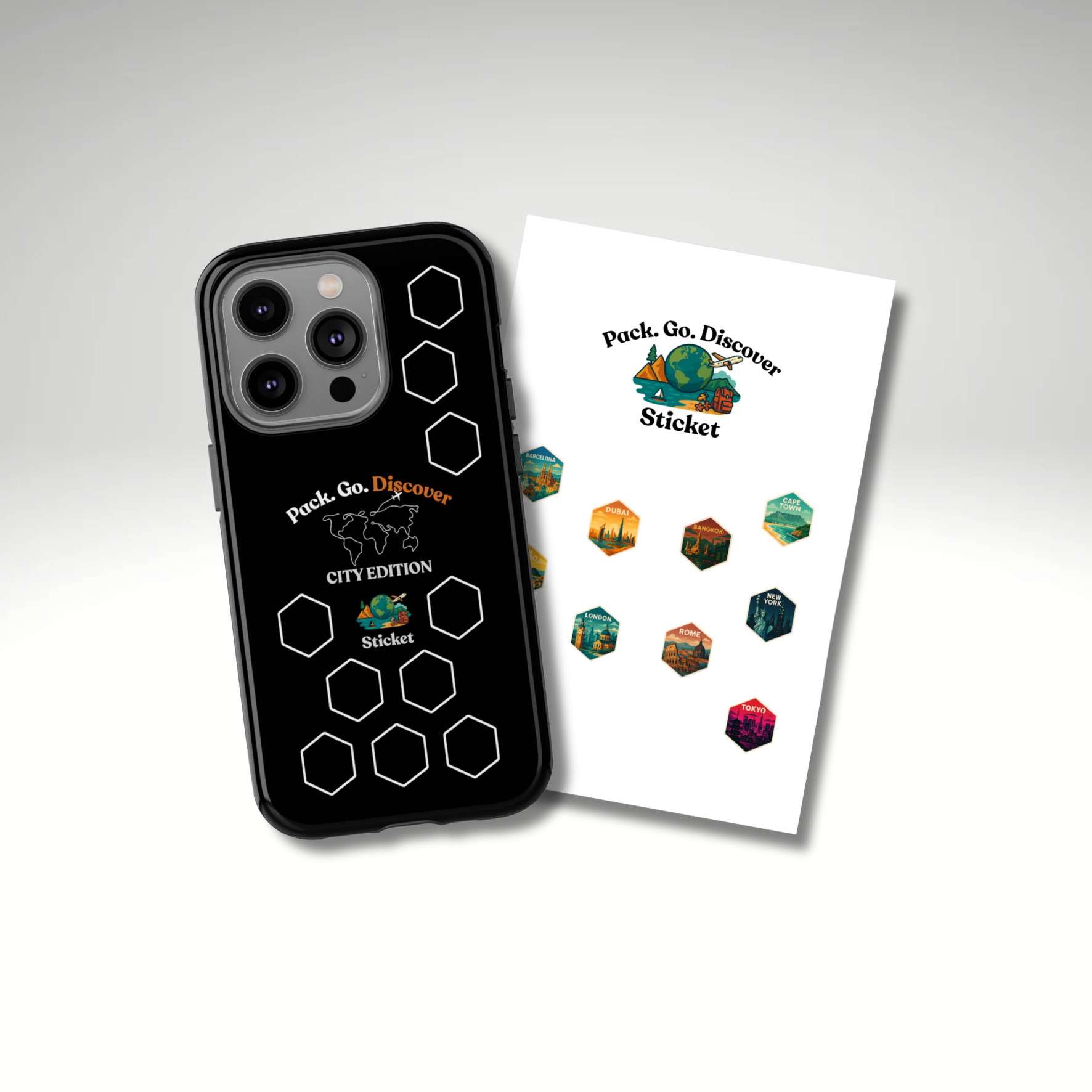 City Edition IPhone Case  + Sticker