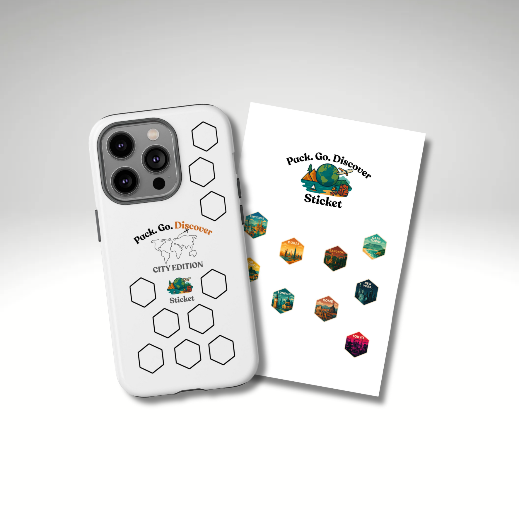 City Edition IPhone Case  + Sticker