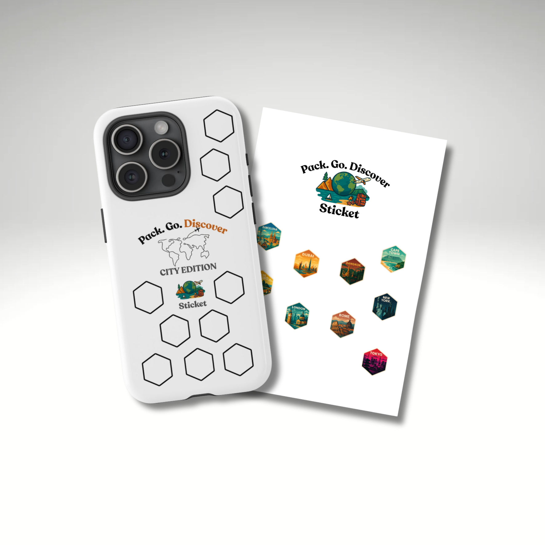 City Edition IPhone Case  + Sticker