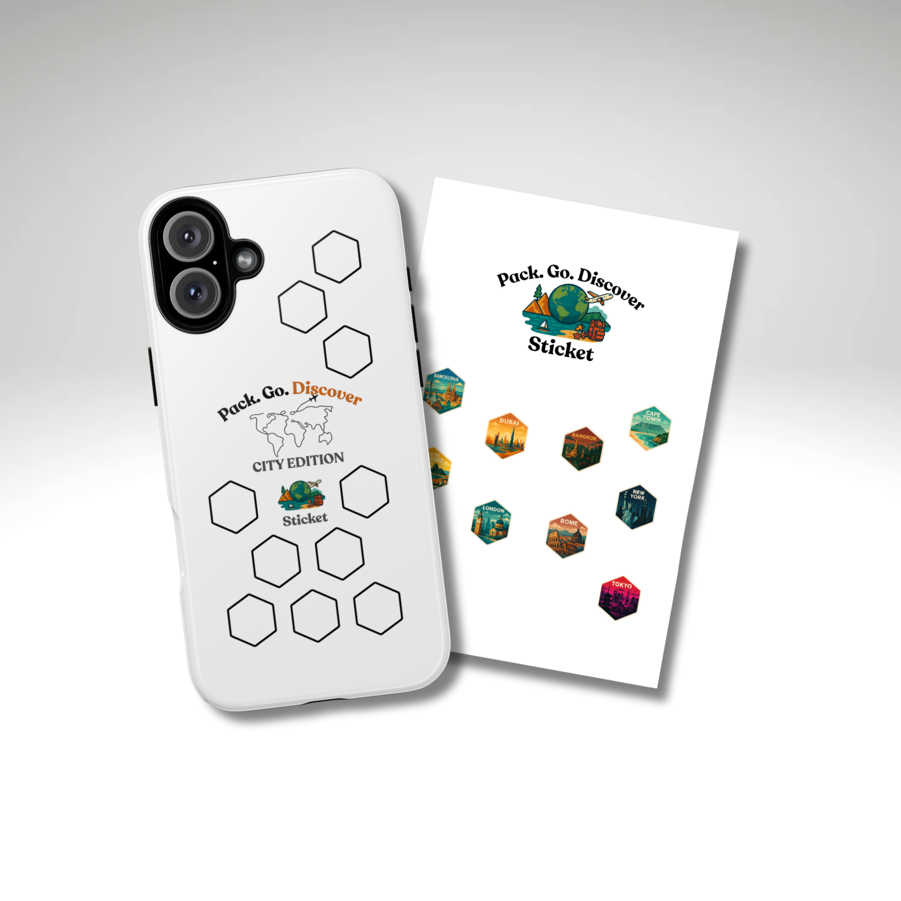 City Edition IPhone Case  + Sticker