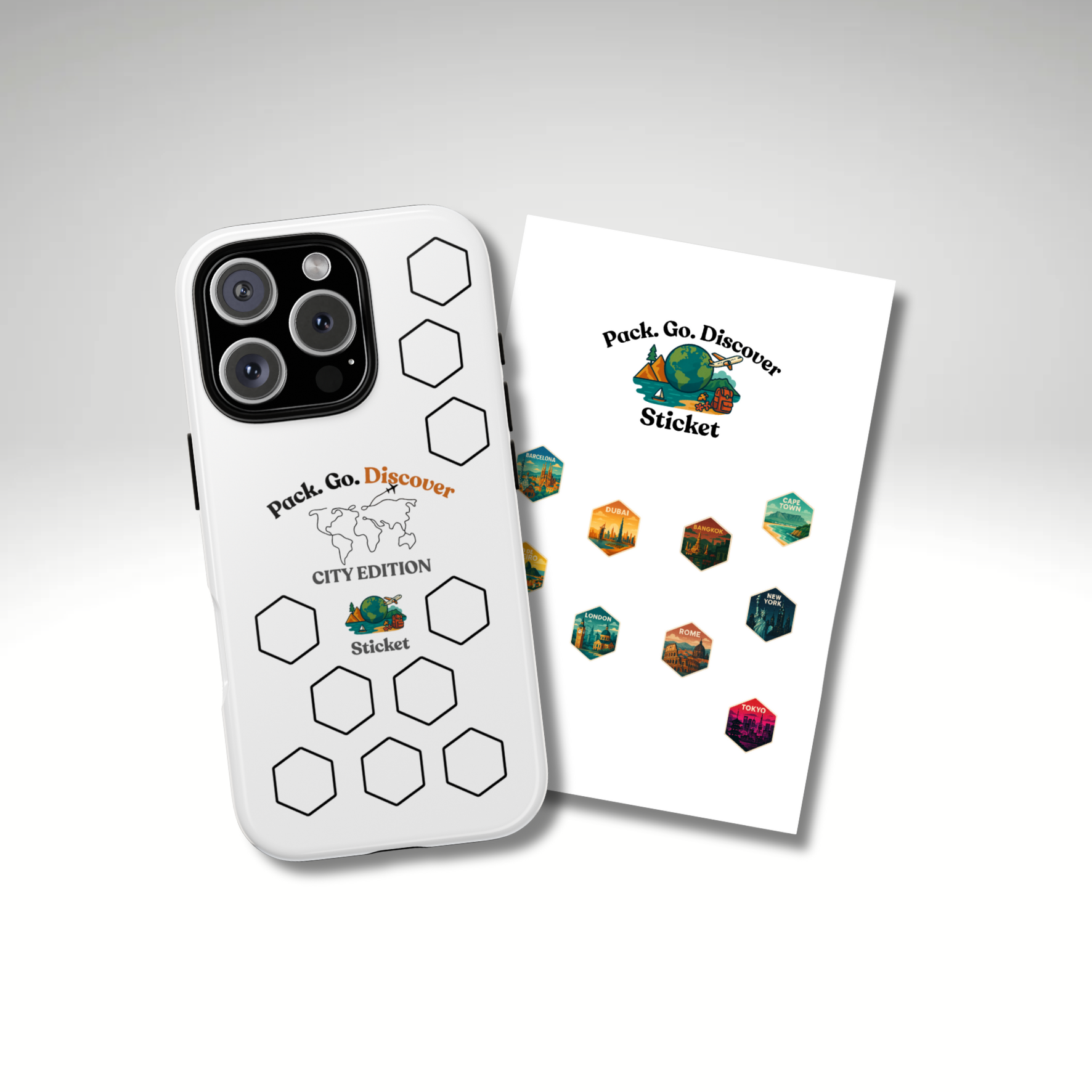 City Edition IPhone Case  + Sticker