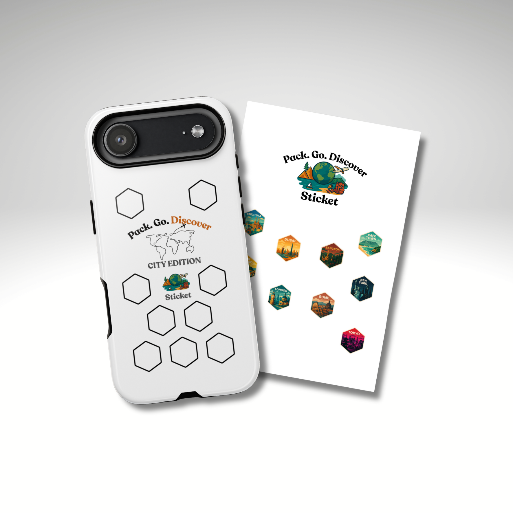 City Edition IPhone Case  + Sticker