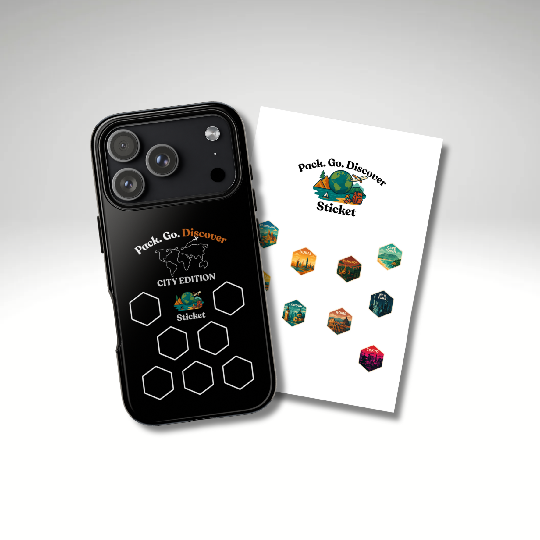 City Edition IPhone Case  + Sticker