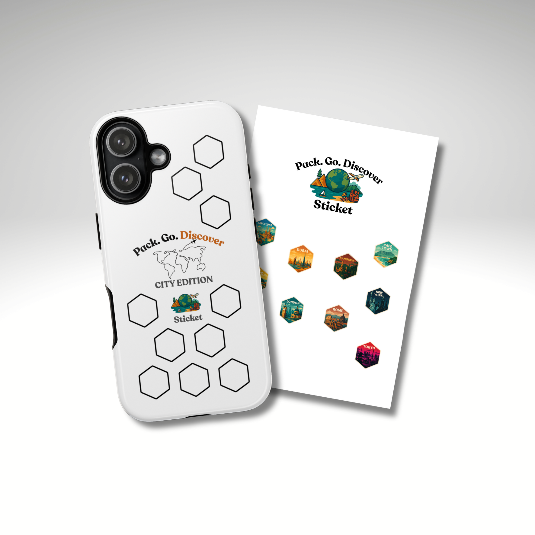 City Edition IPhone Case  + Sticker