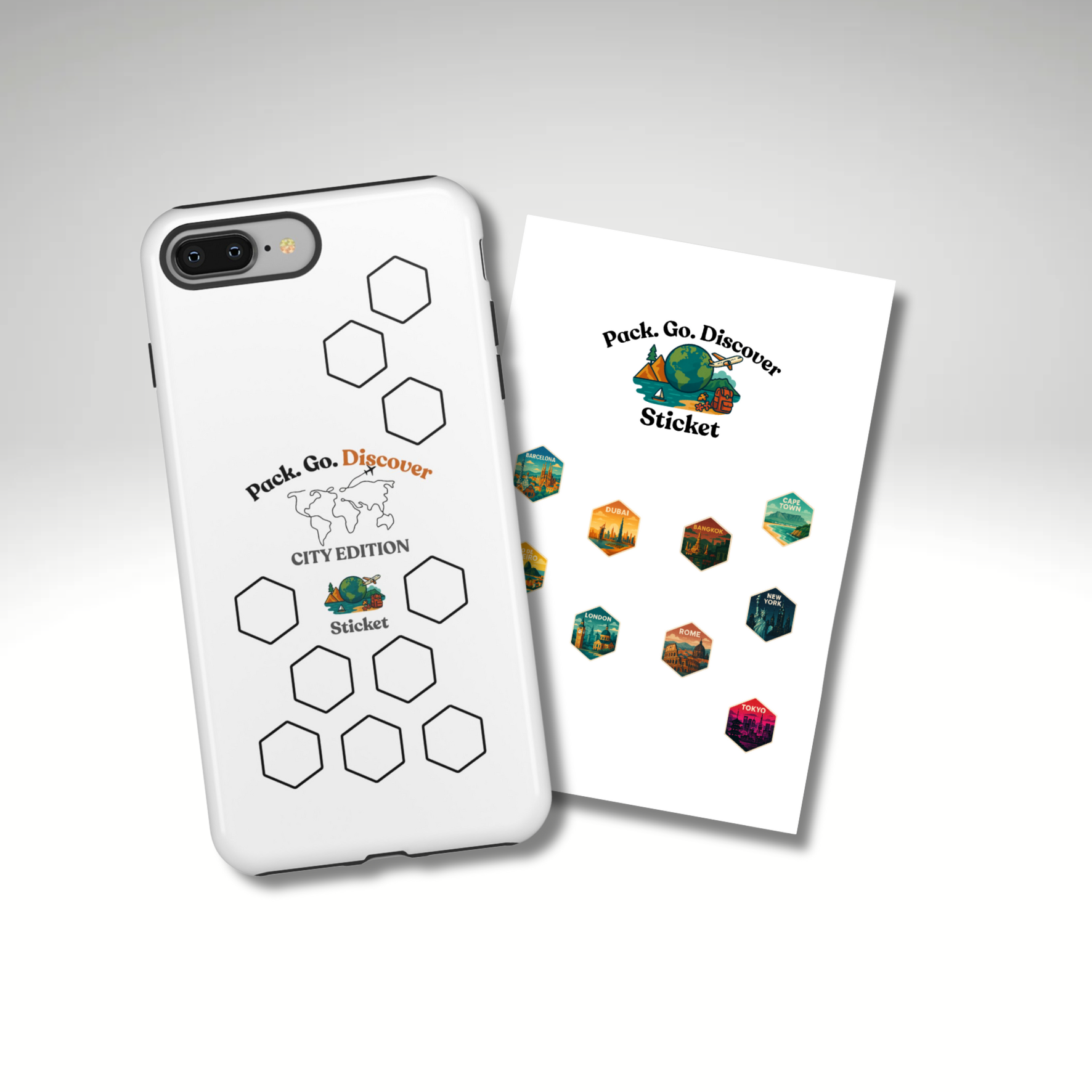 City Edition IPhone Case  + Sticker