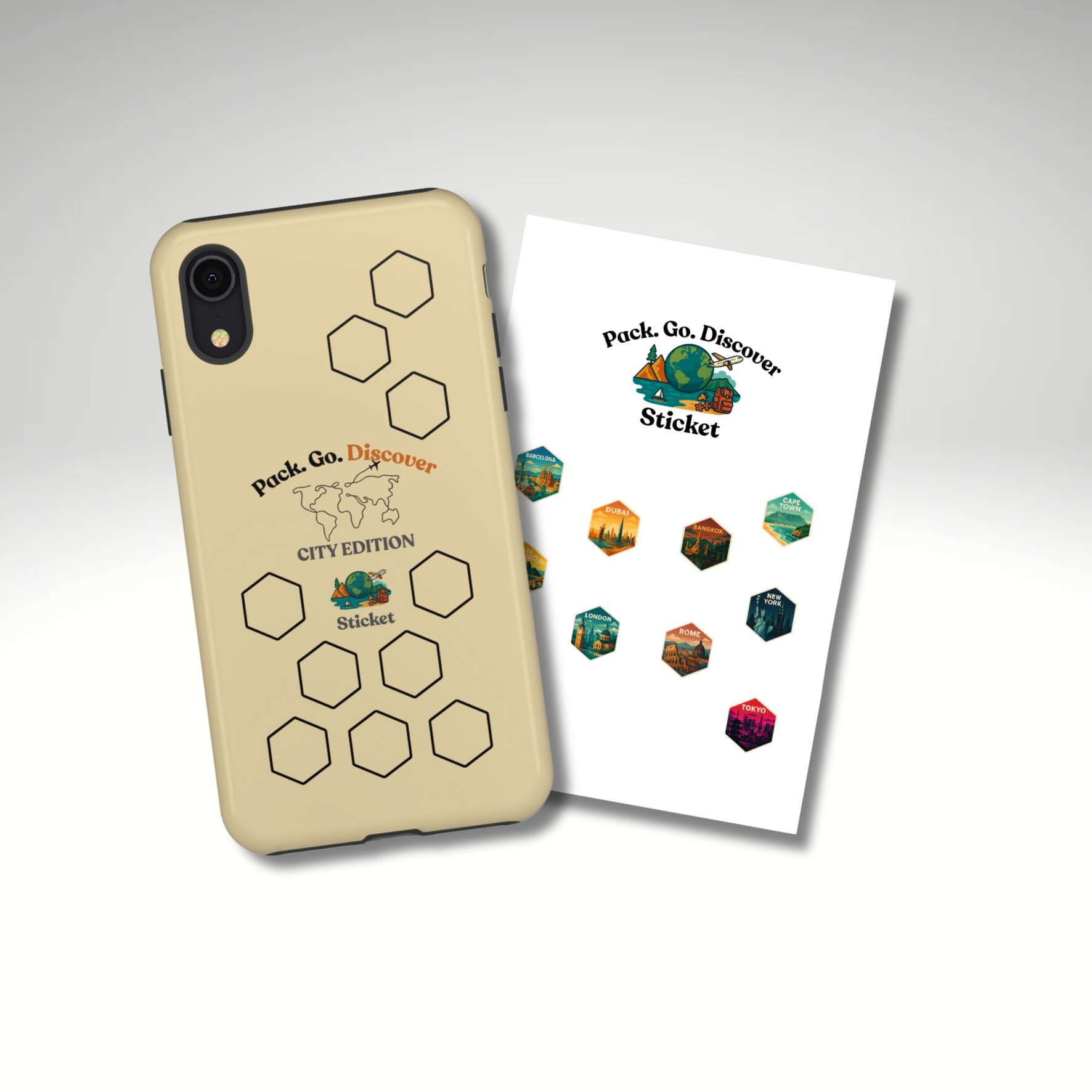 City Edition IPhone Case  + Sticker