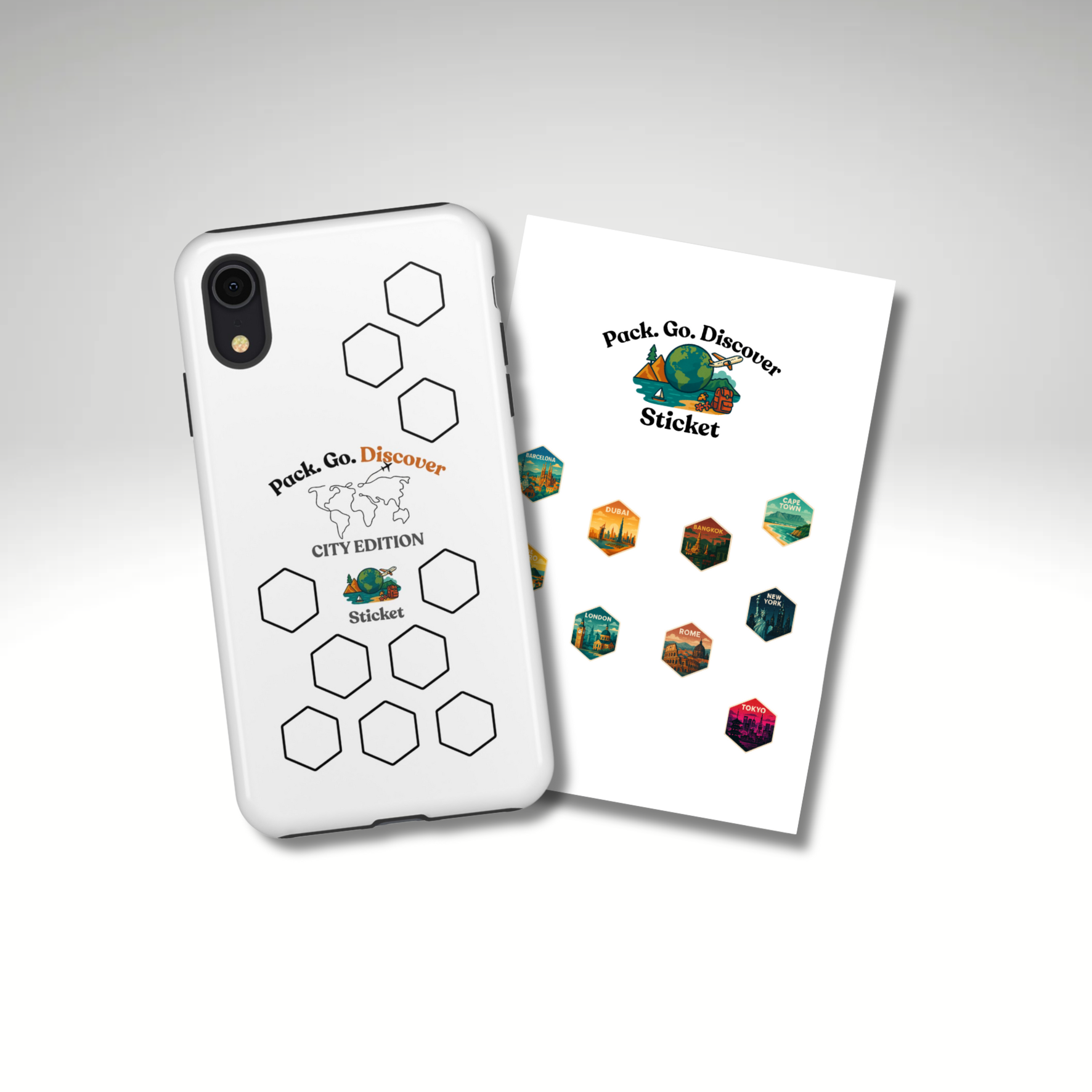 City Edition IPhone Case  + Sticker