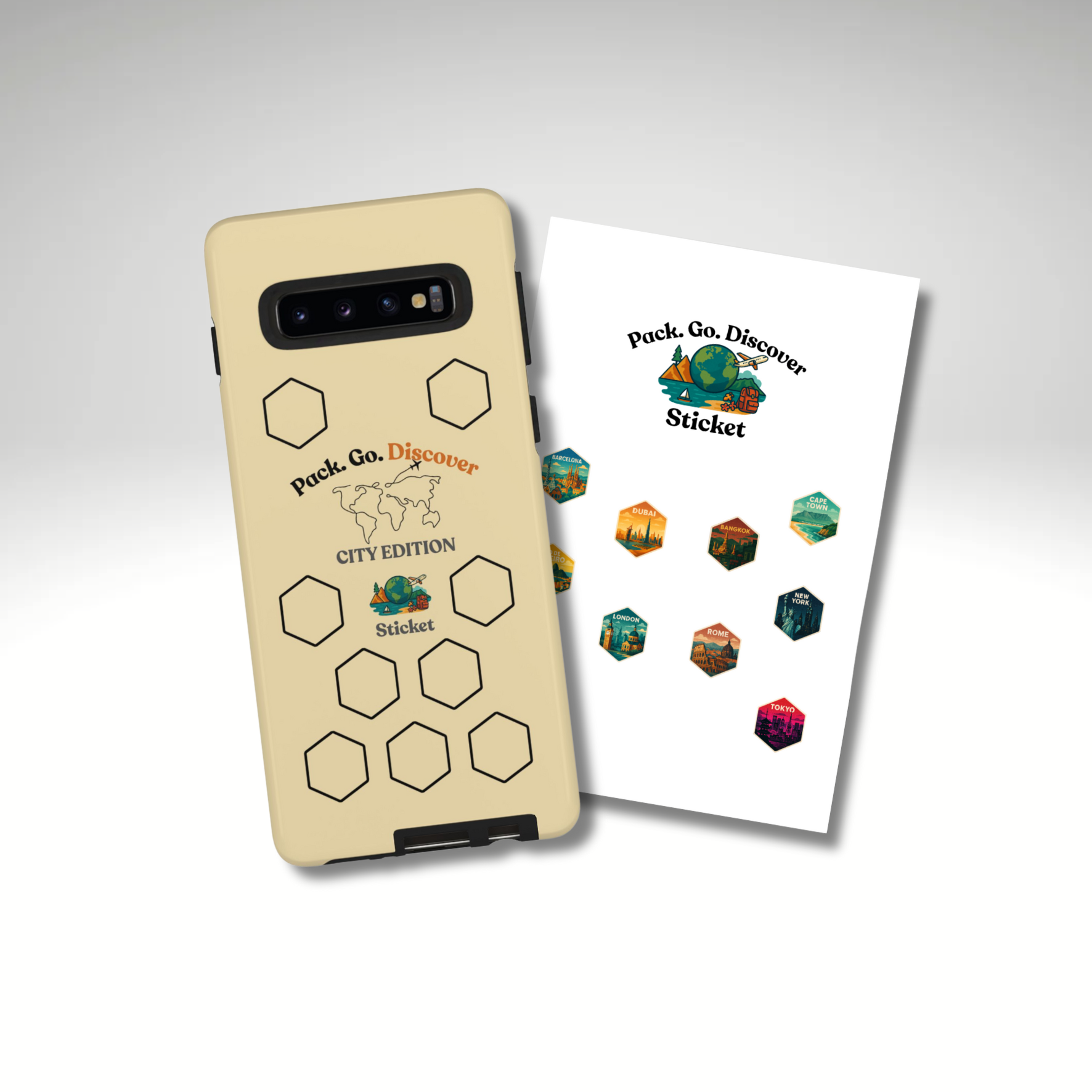 City Edition Phone Case Samsung + Sticker