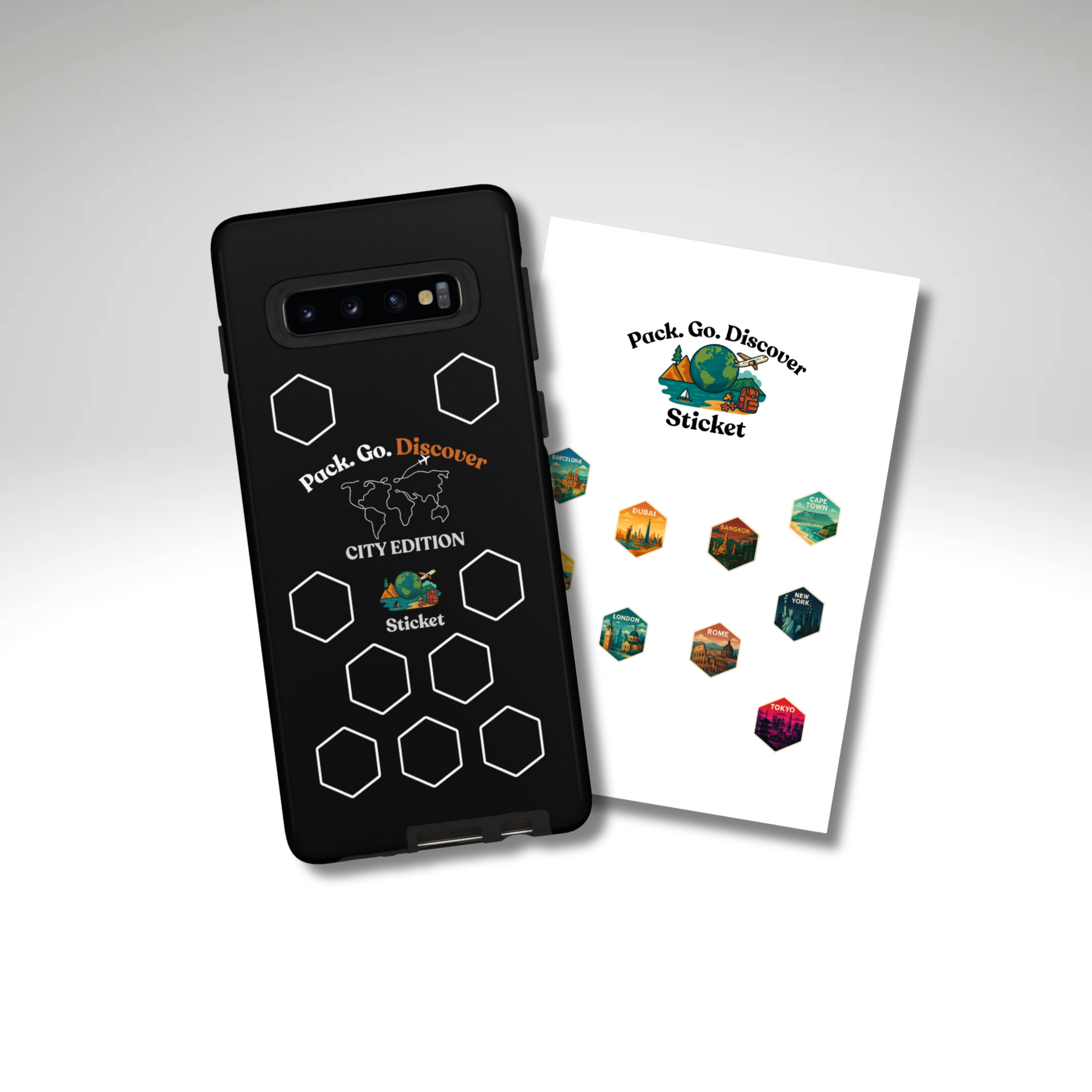 City Edition Phone Case Samsung + Sticker