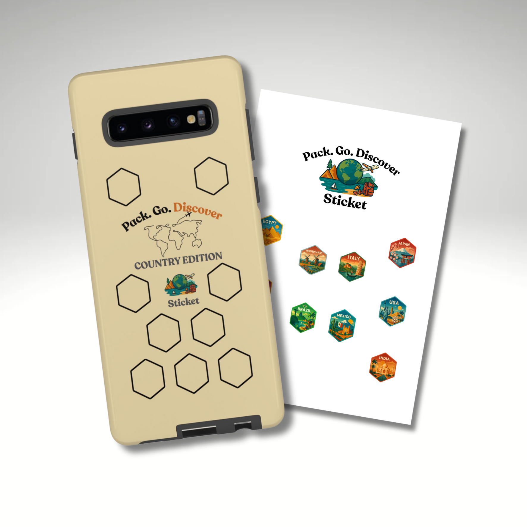 Country Edition Samsung Phone Case + Sticker