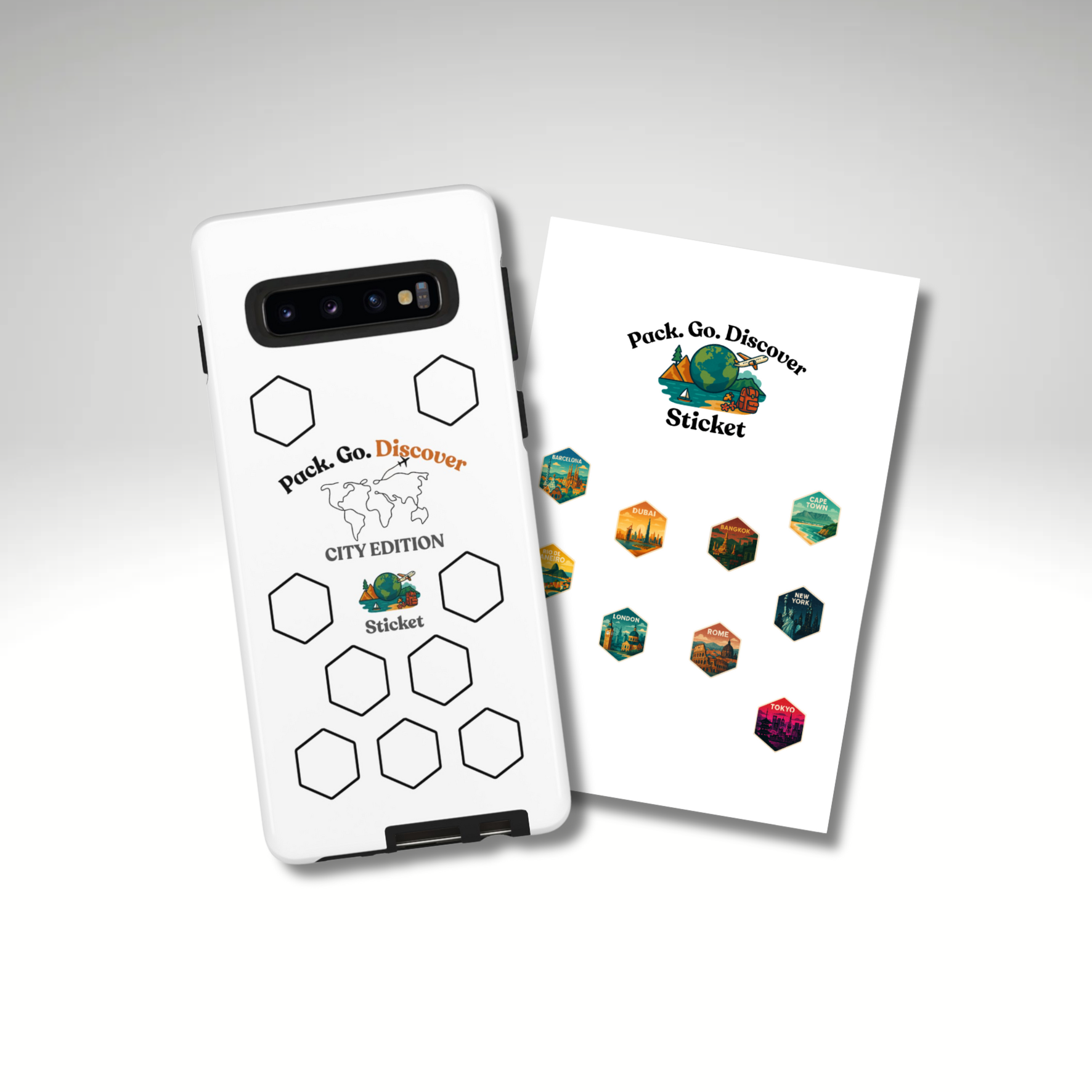 City Edition Phone Case Samsung + Sticker