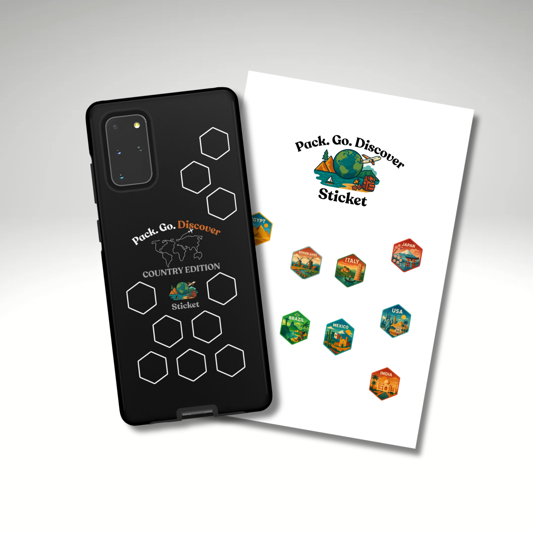 Country Edition Samsung Phone Case + Sticker