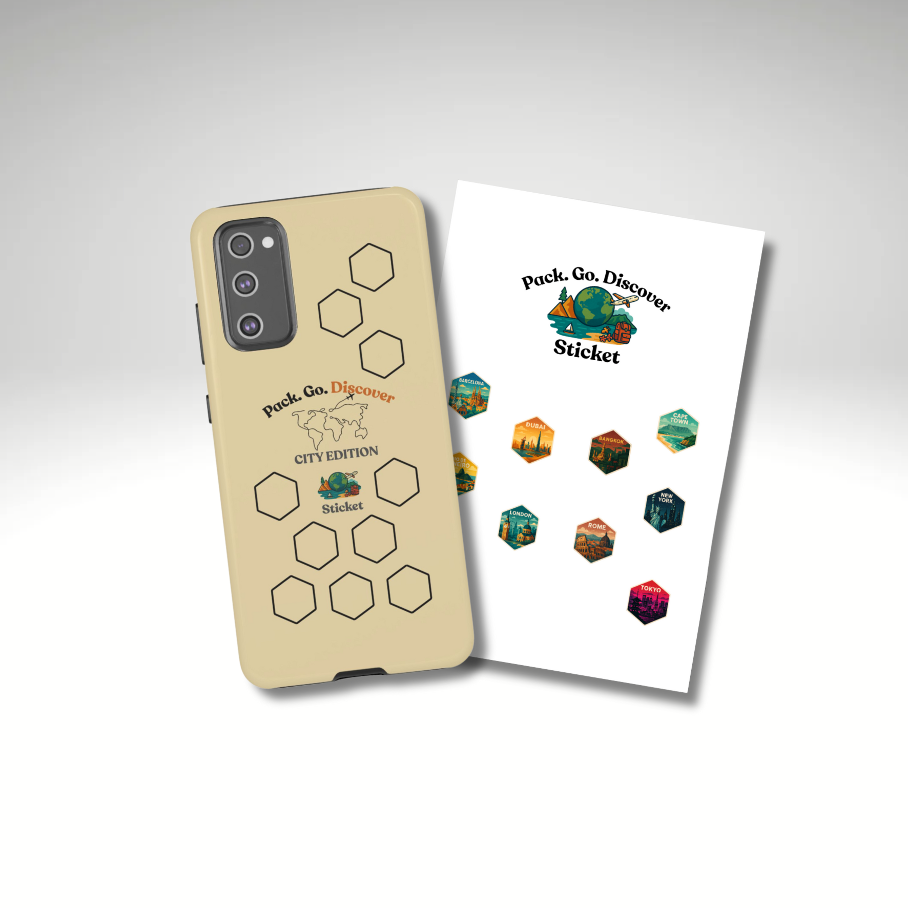 City Edition Phone Case Samsung + Sticker