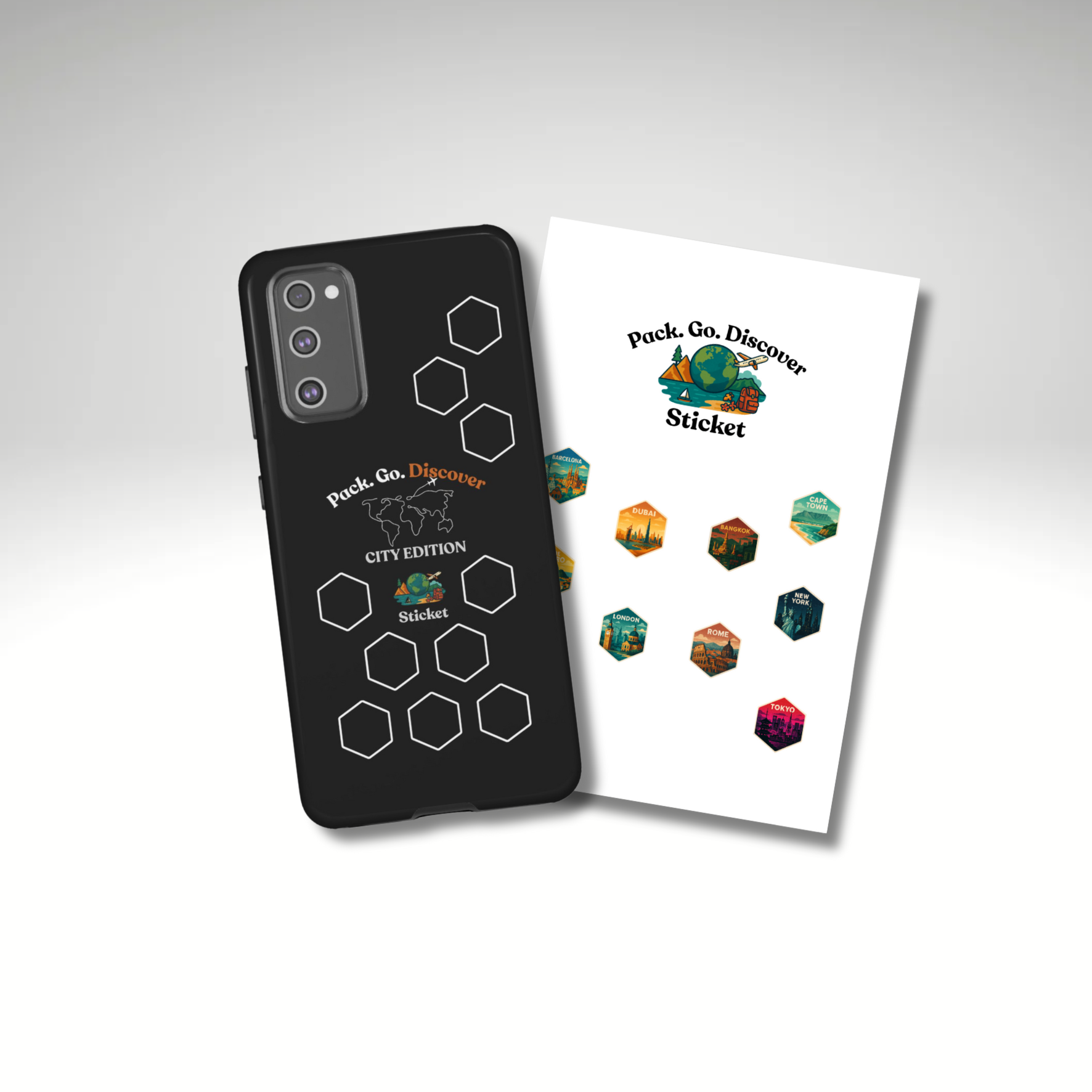 City Edition Phone Case Samsung + Sticker